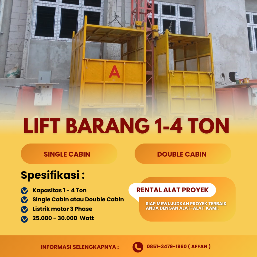 SEWA LIFT BARANG