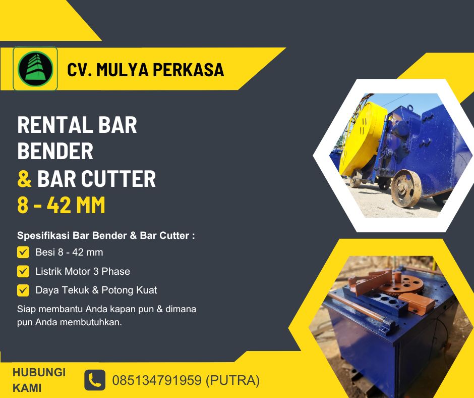 spesifikasi sewa bar bender