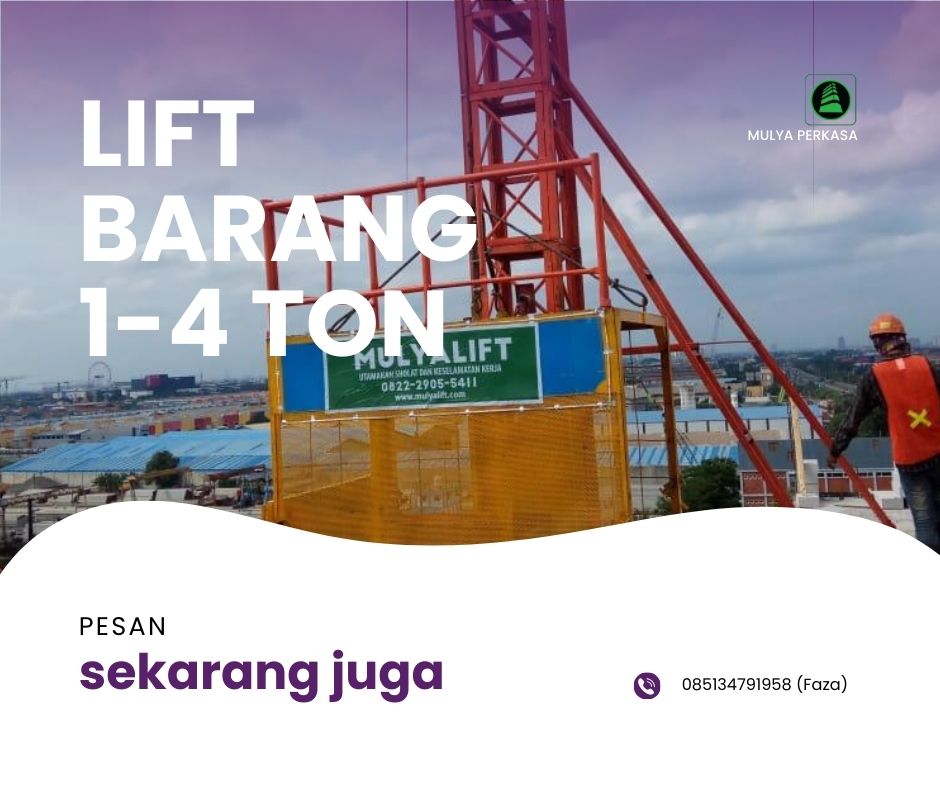 Sewa Lift Barang Kabupaten Penajam Paser Utara: 085134791958