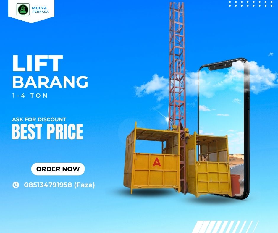 Sewa Lift Barang Kabupaten Barito Utara: 085134791958