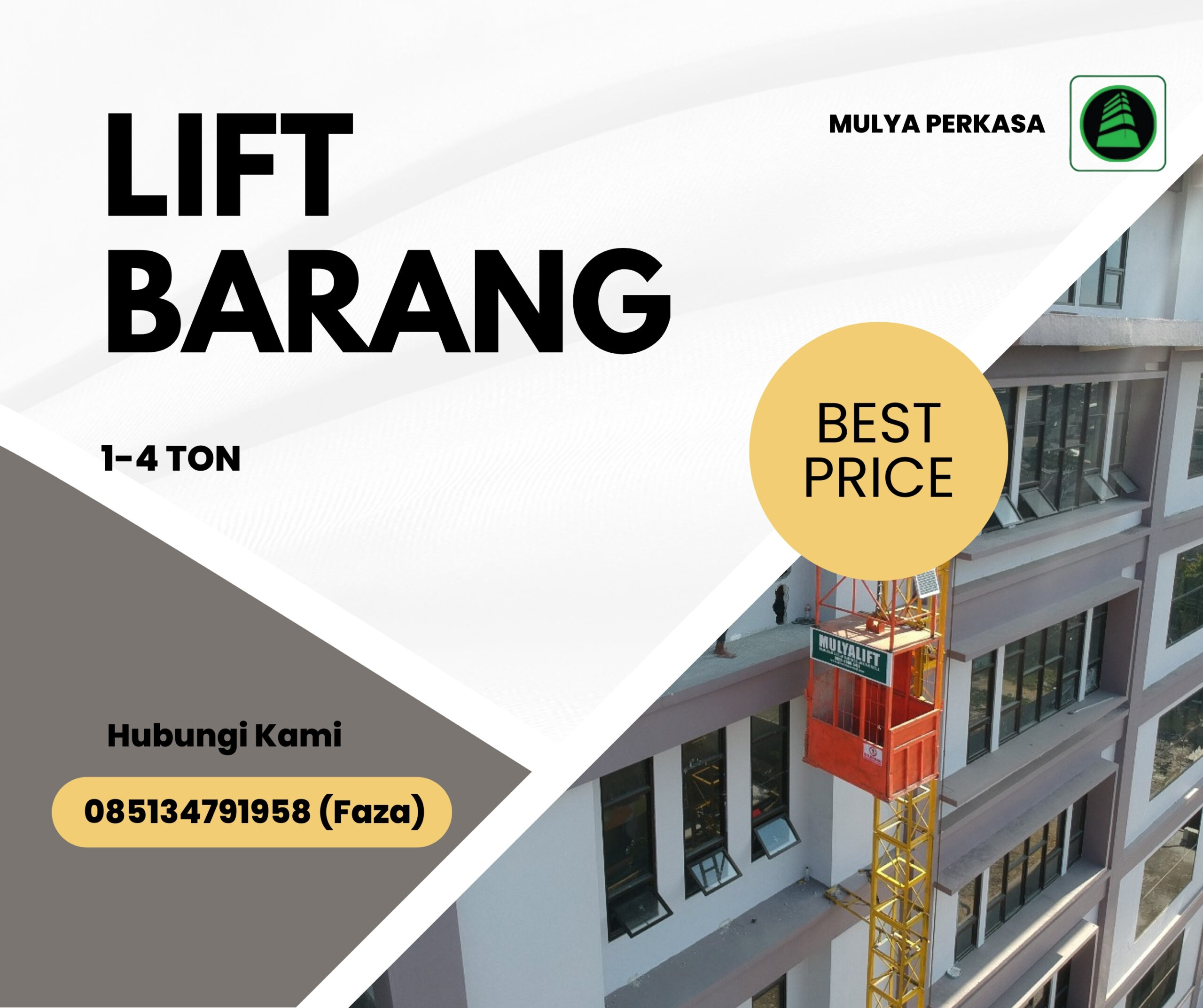 Sewa Lift Barang Kabupaten Bengkayang: 085134791958