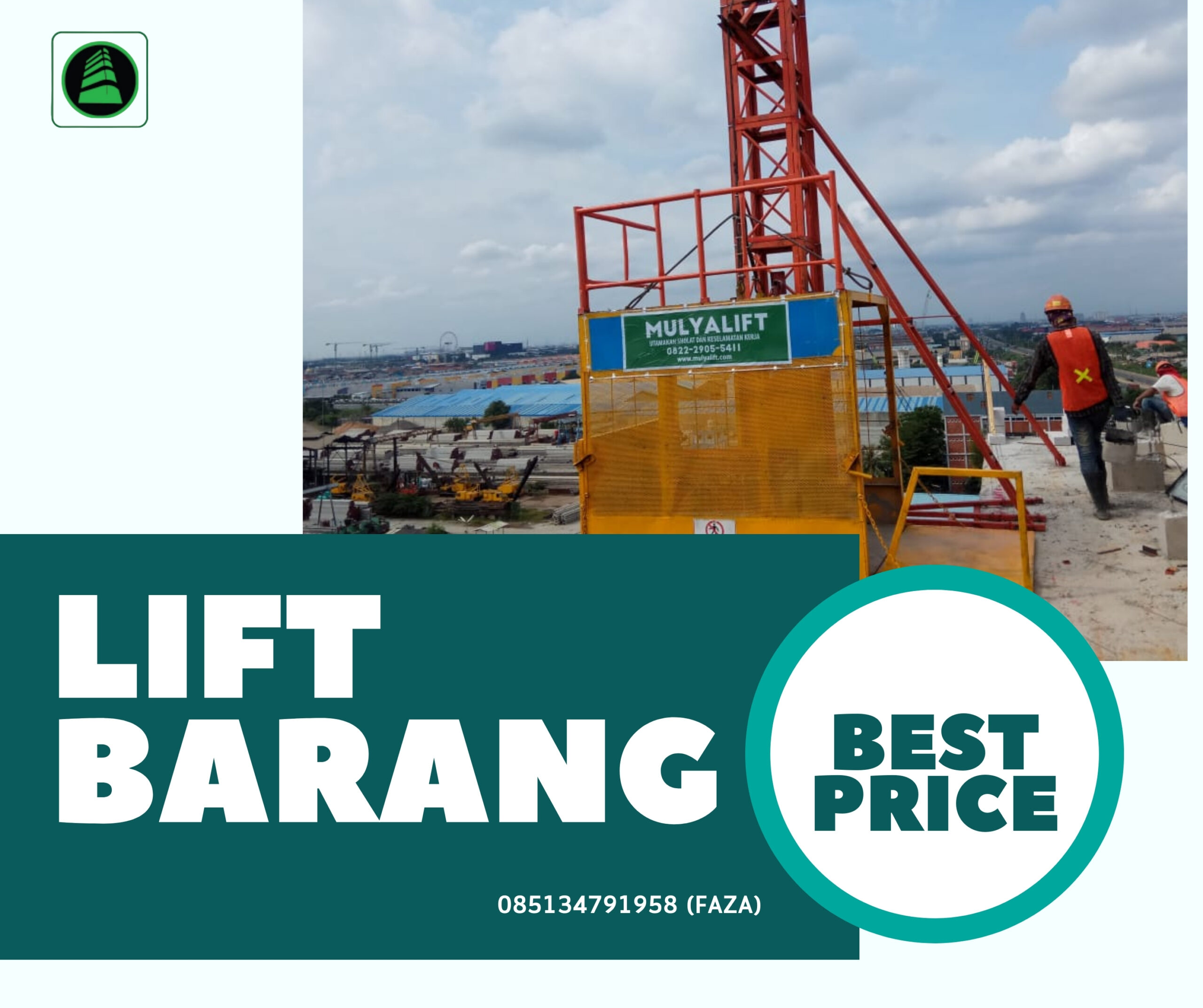 Sewa Lift Barang Kota Pontianak: 085134791958