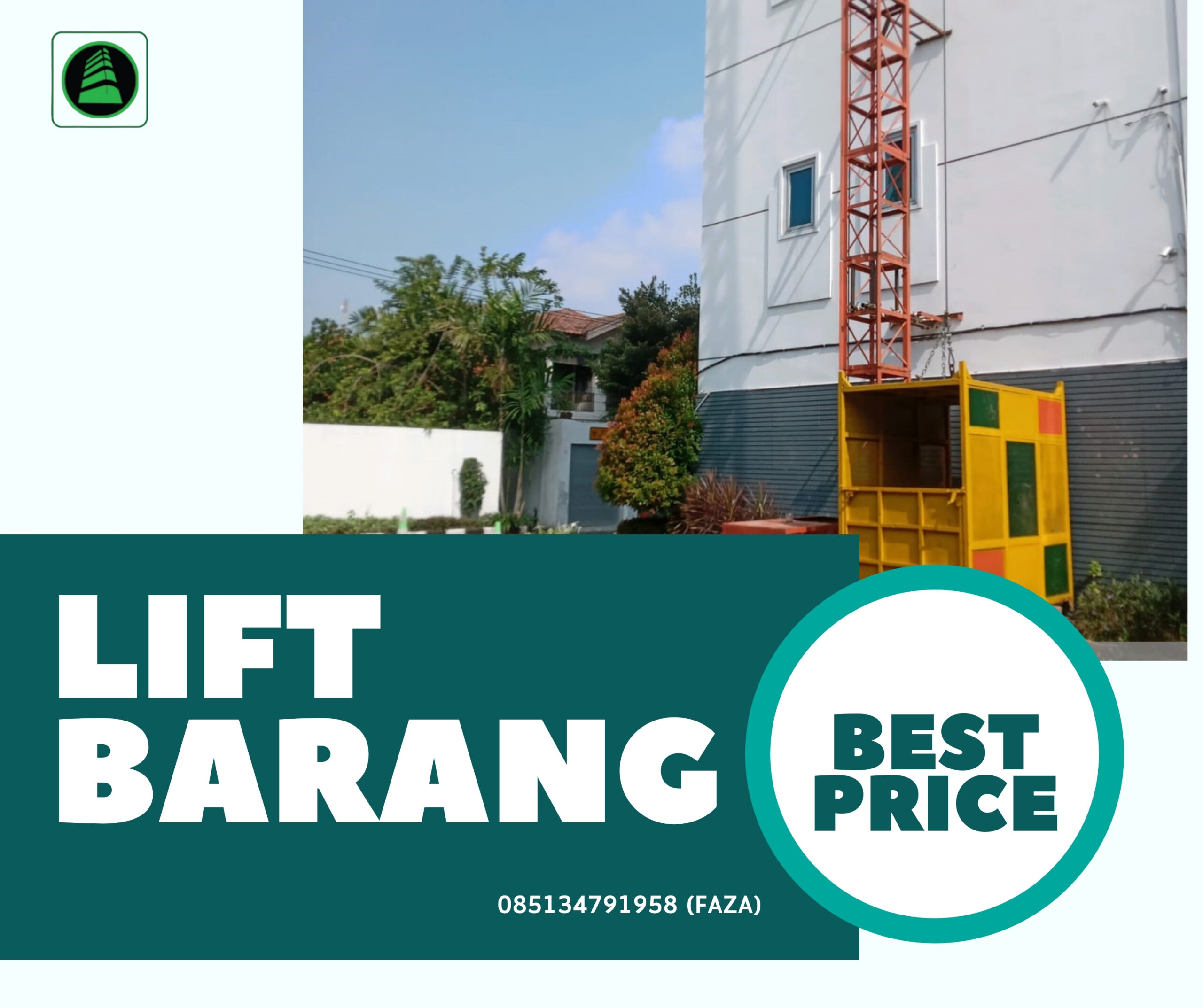 Sewa Lift Barang Kabupaten Sekadau: 085134791958