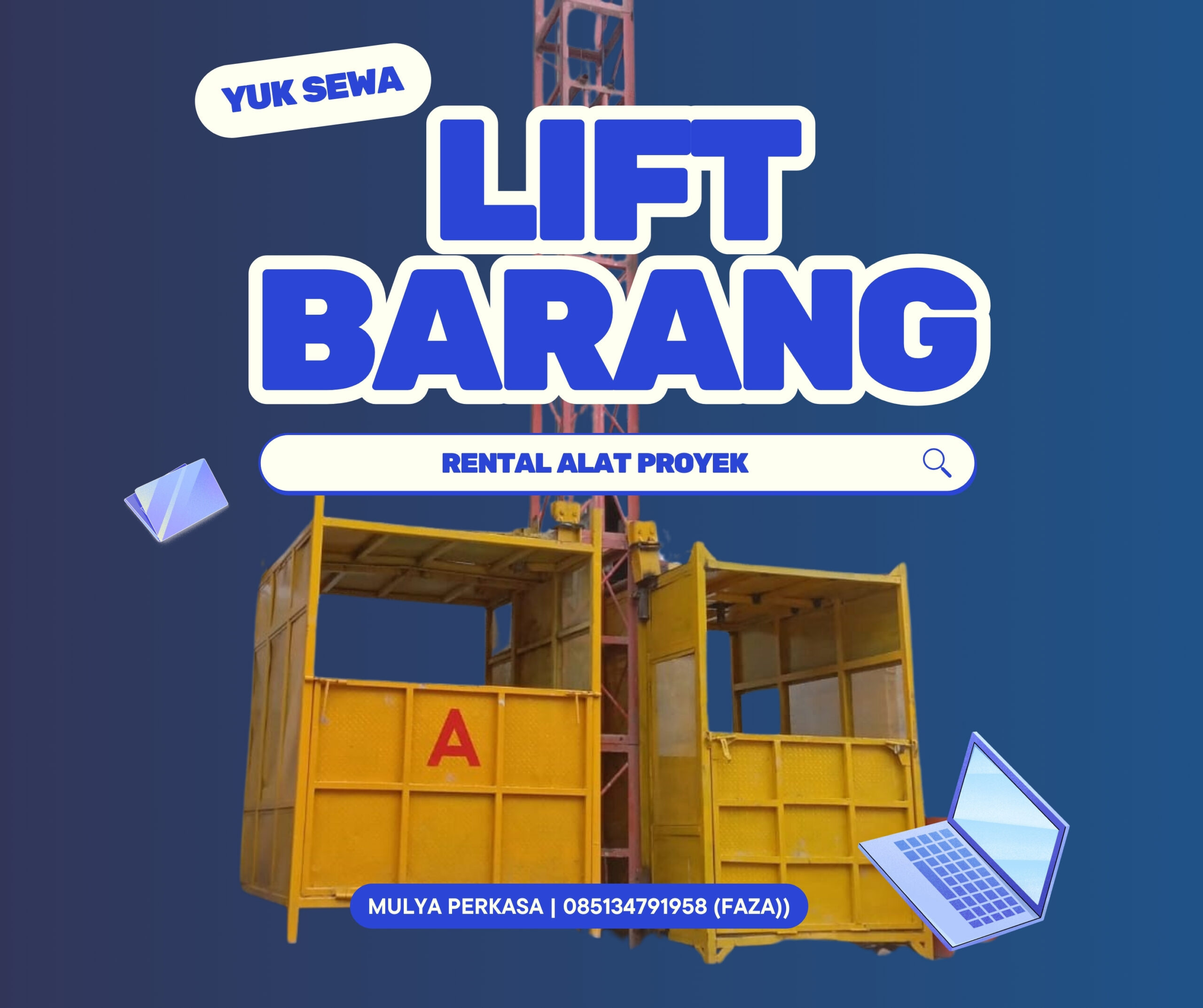 Sewa Lift Barang Kota Denpasar: 085134791958