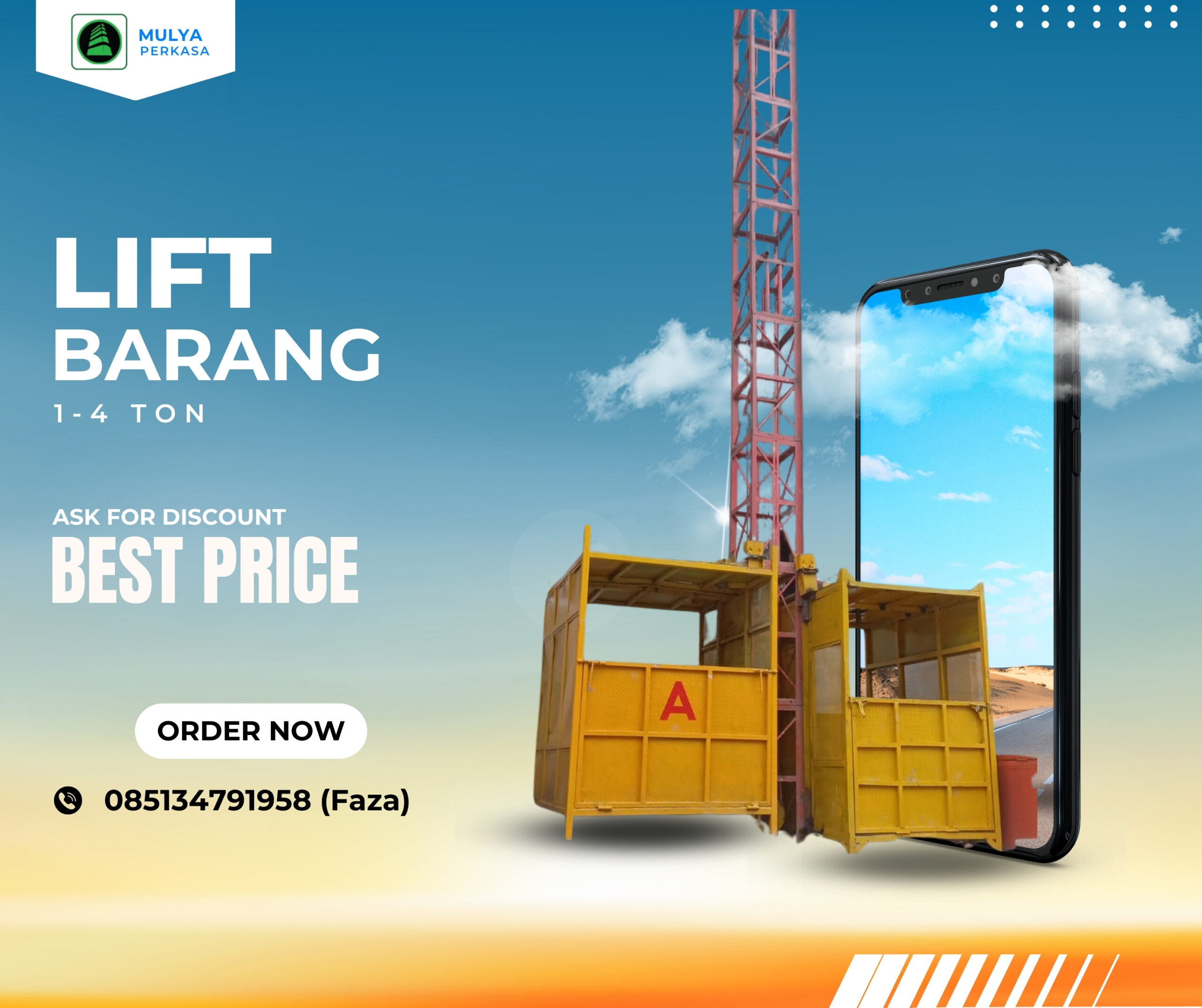 Sewa Lift Barang Kabupaten Buleleng: 085134791958