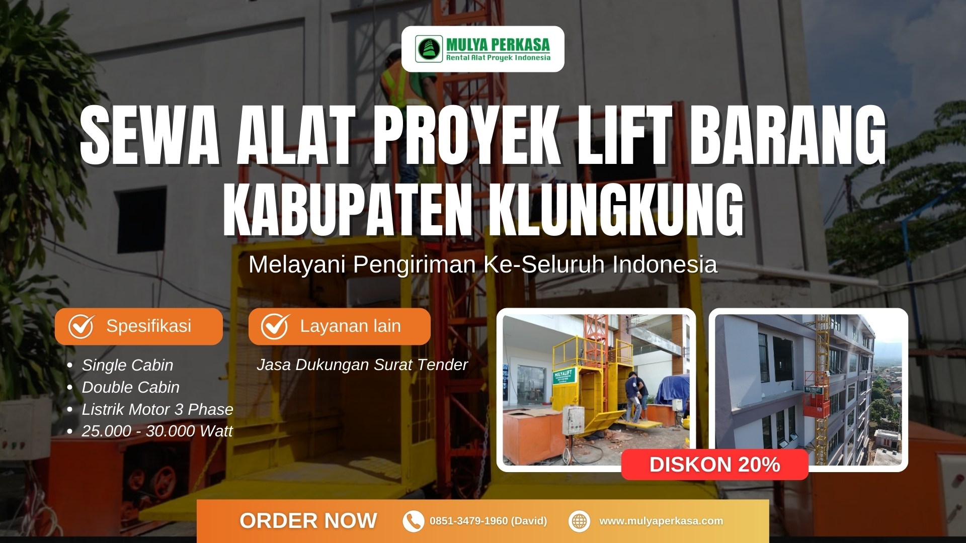 Lift Barang Kabupaten Klungkung Berkualitas | 0851-3479-1960