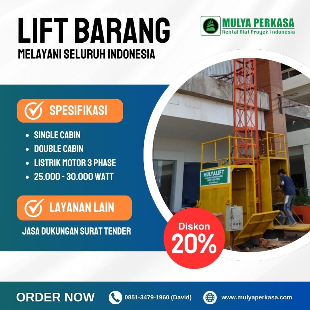 Sewa Lift Barang Kota Bogor