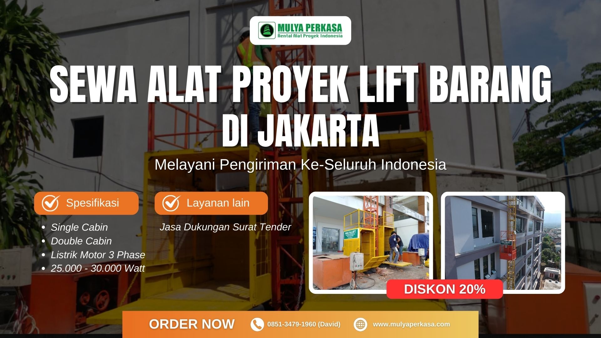 Jangan Salah Pilih! Ini Tempat Sewa Lift Alimak Terbaik di Jakarta