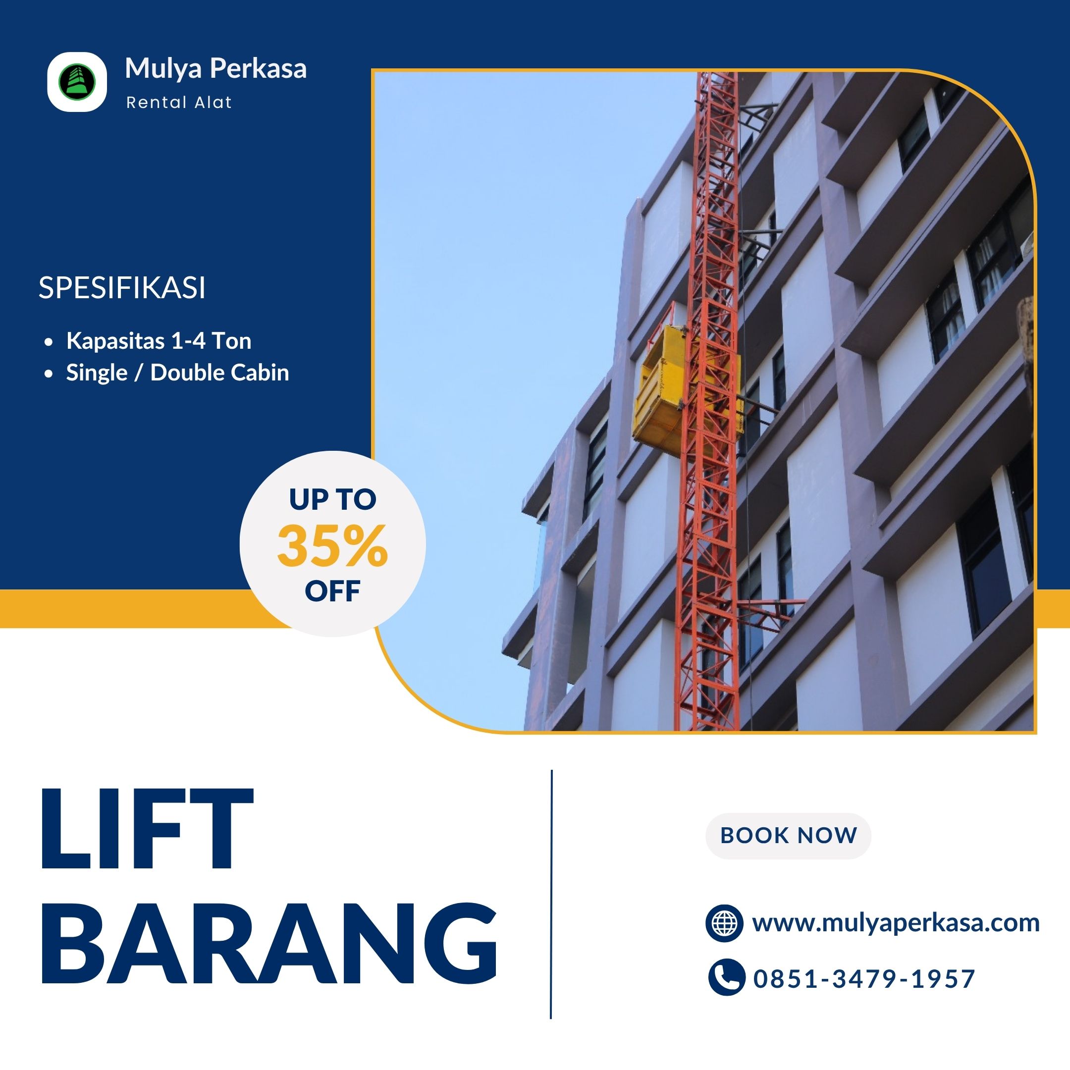 Sewa Lift Barang Surakarta