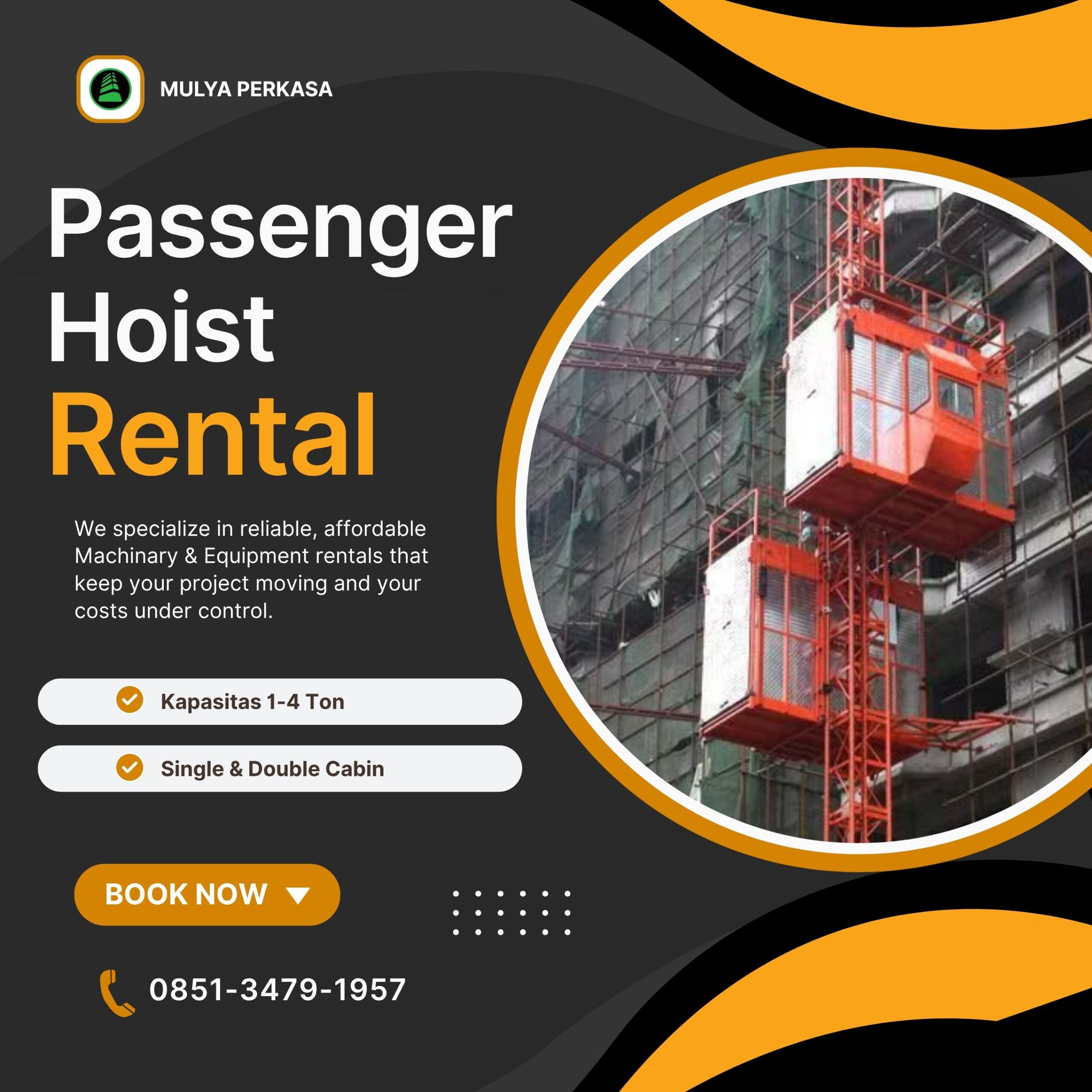 Sewa Passenger Hoist Bogor