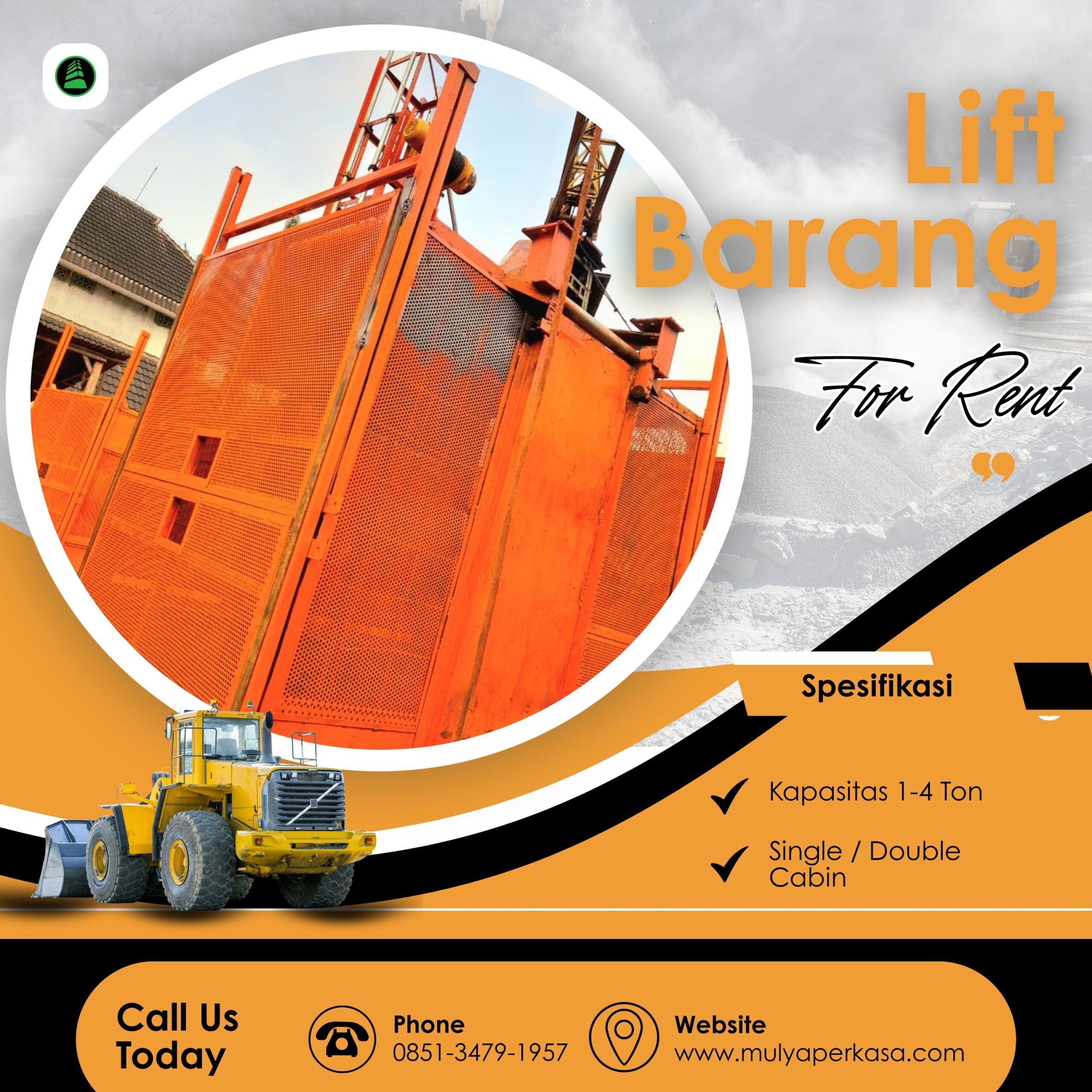 Sewa Lift Barang Bandar Lampung
