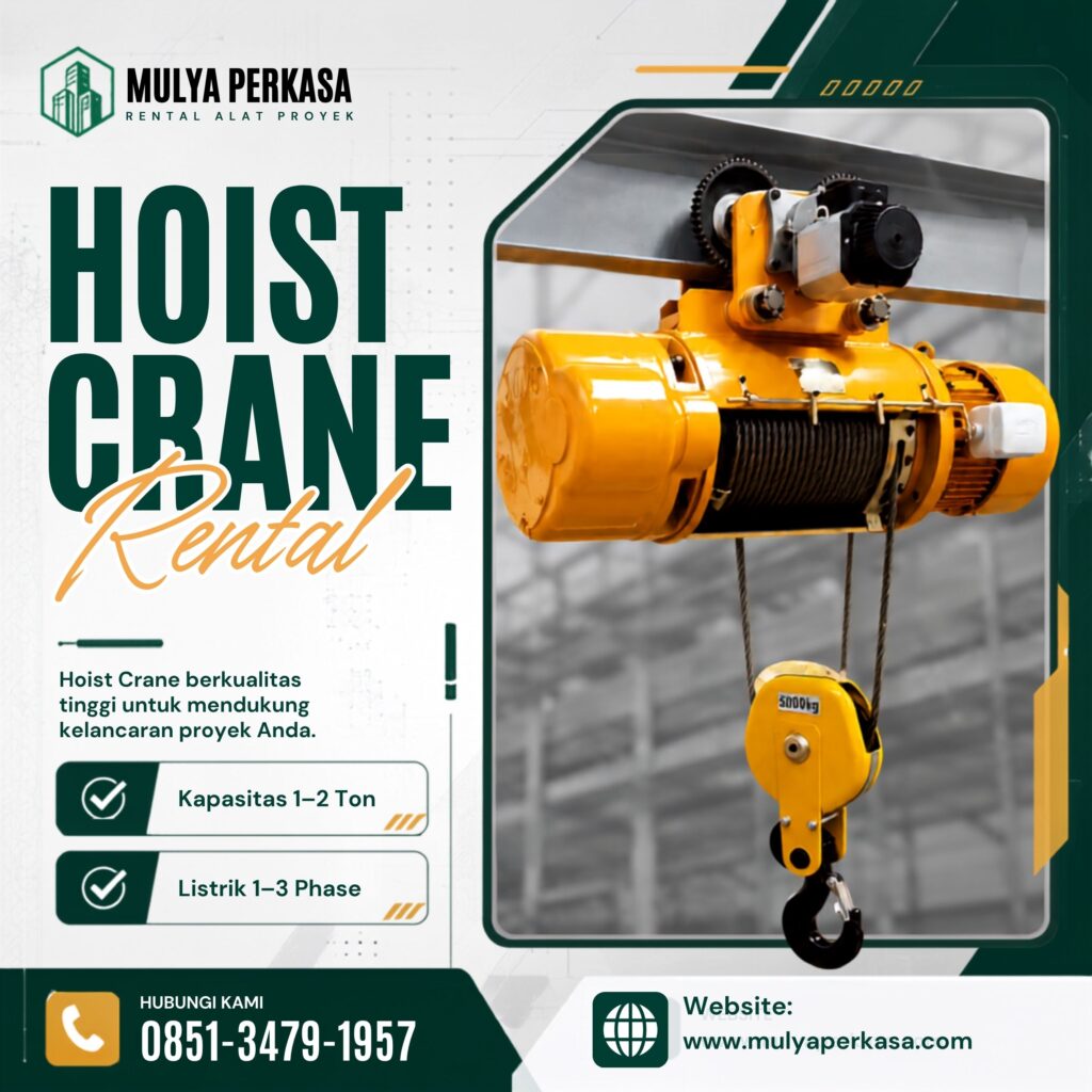 Sewa Hoist Crane Purwakarta dengan layanan profesional