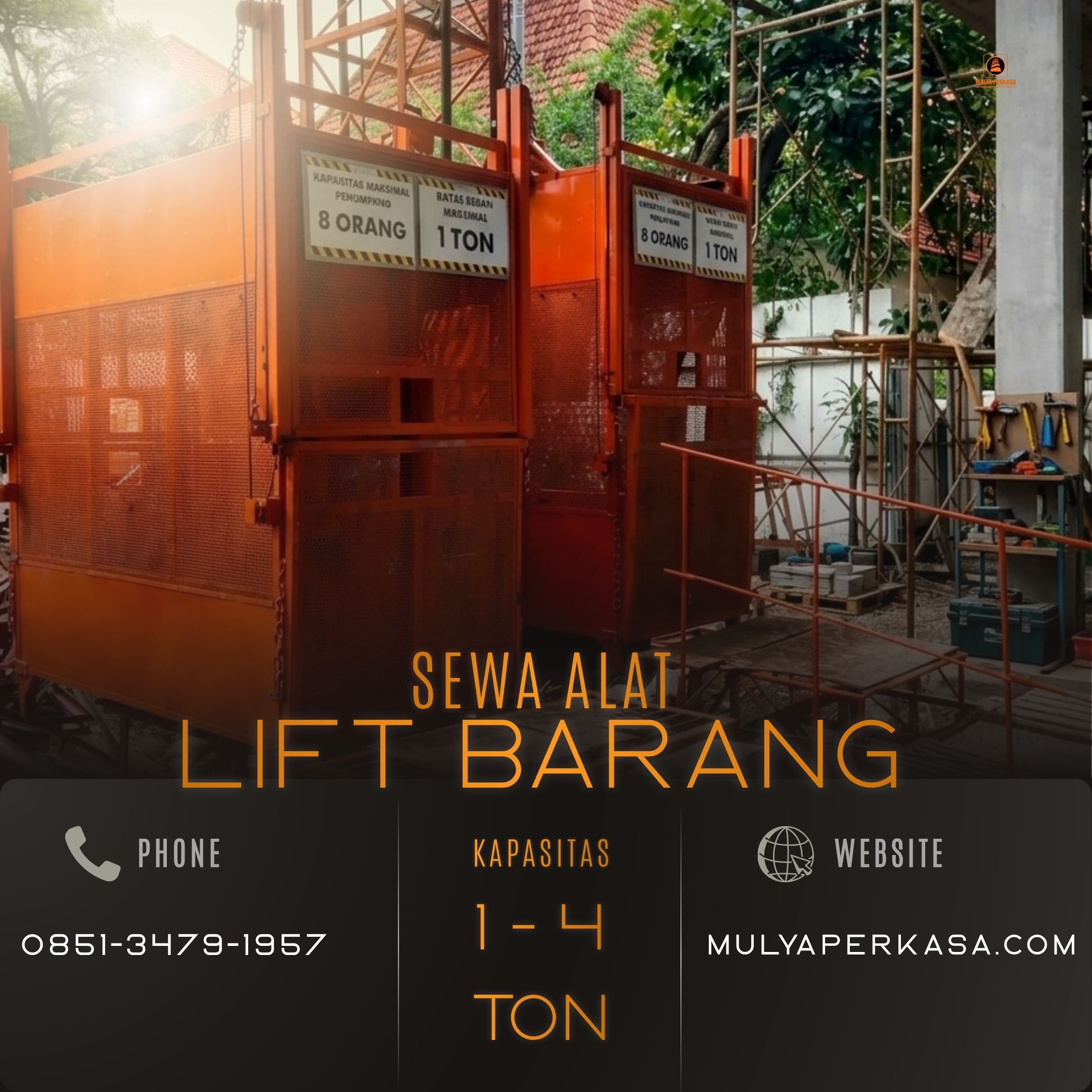 Sewa Lift Barang Kediri