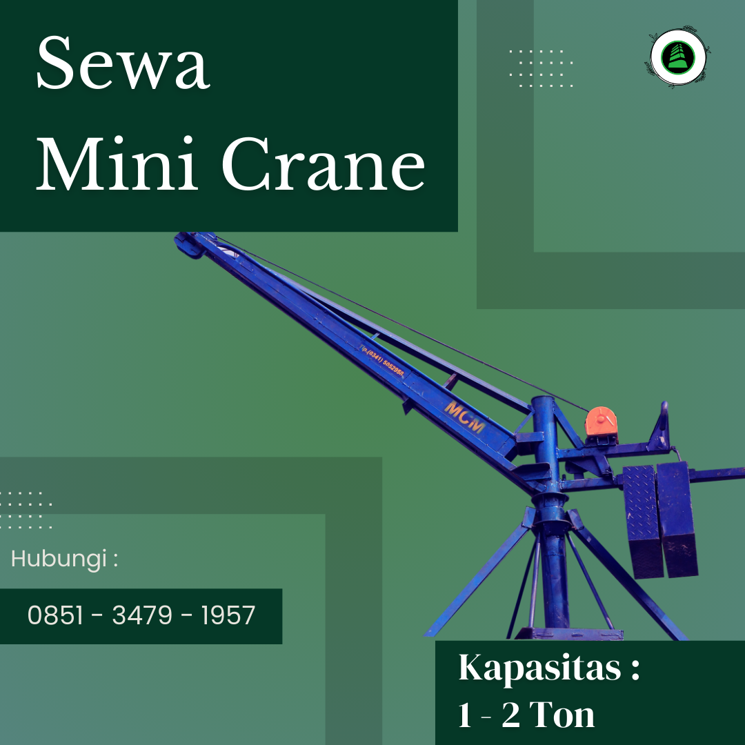 Sewa Mini Crane Jembrana