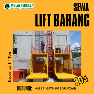 Sewa Lift Barang Bangka Belitung Murah 