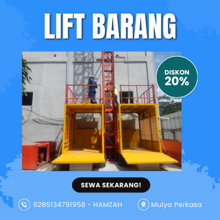 Rental Lift Barang Lampung Murah