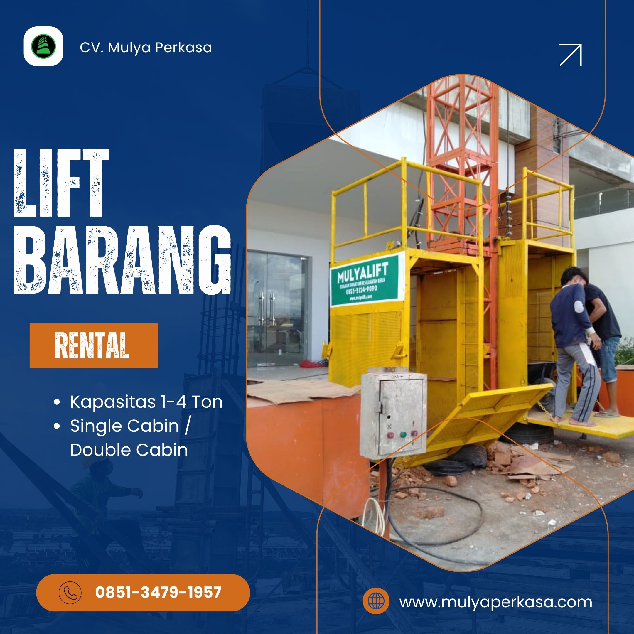 Sewa Lift Barang Pacitan