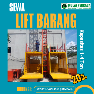 Rental Lift Barang Riau Murah
