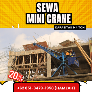 Rental Mini Crane Riau Murah