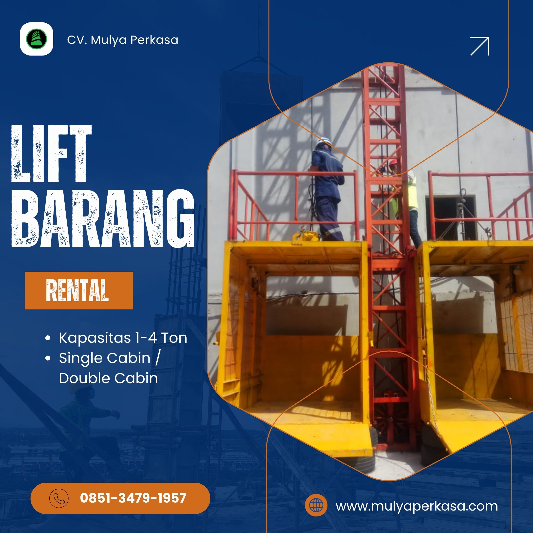 Sewa Lift Barang Jombang