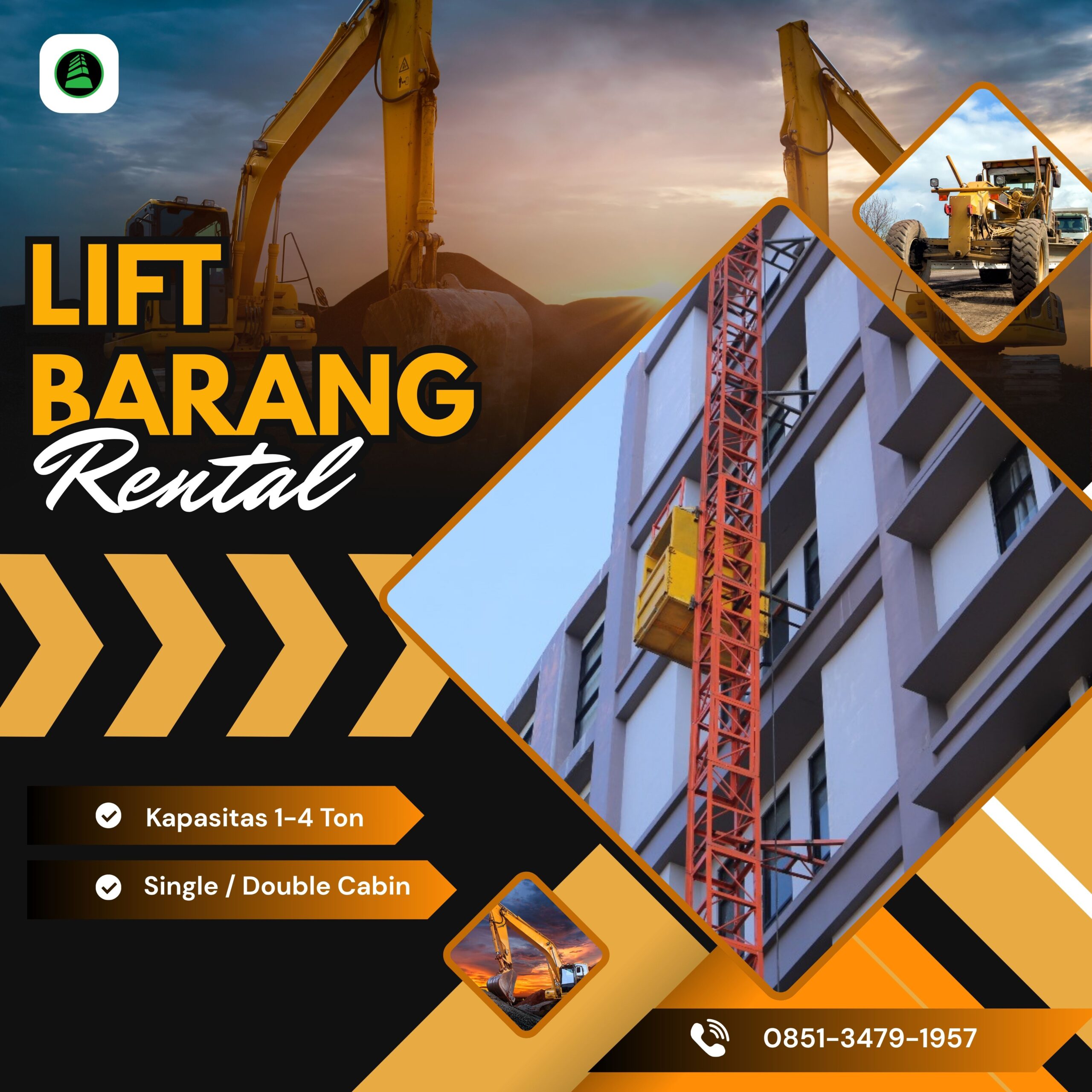 Sewa Lift Barang Bangkalan