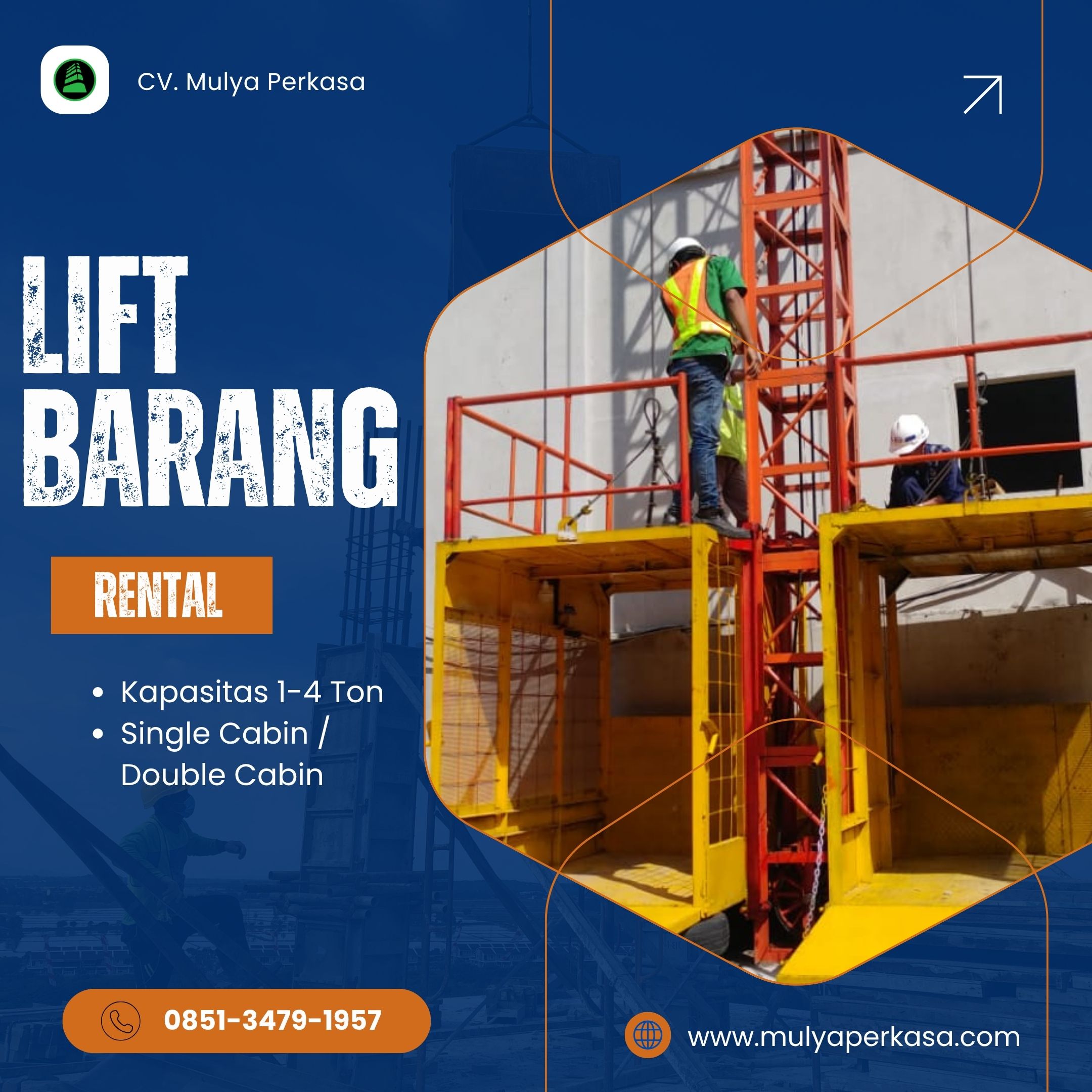 Sewa Lift Barang Lamongan