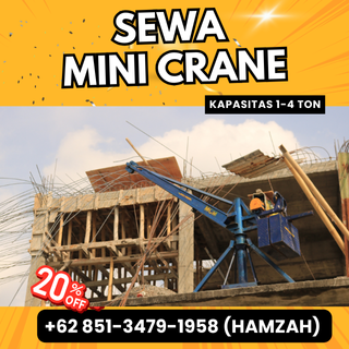 Sewa Mini Crane Padang Murah