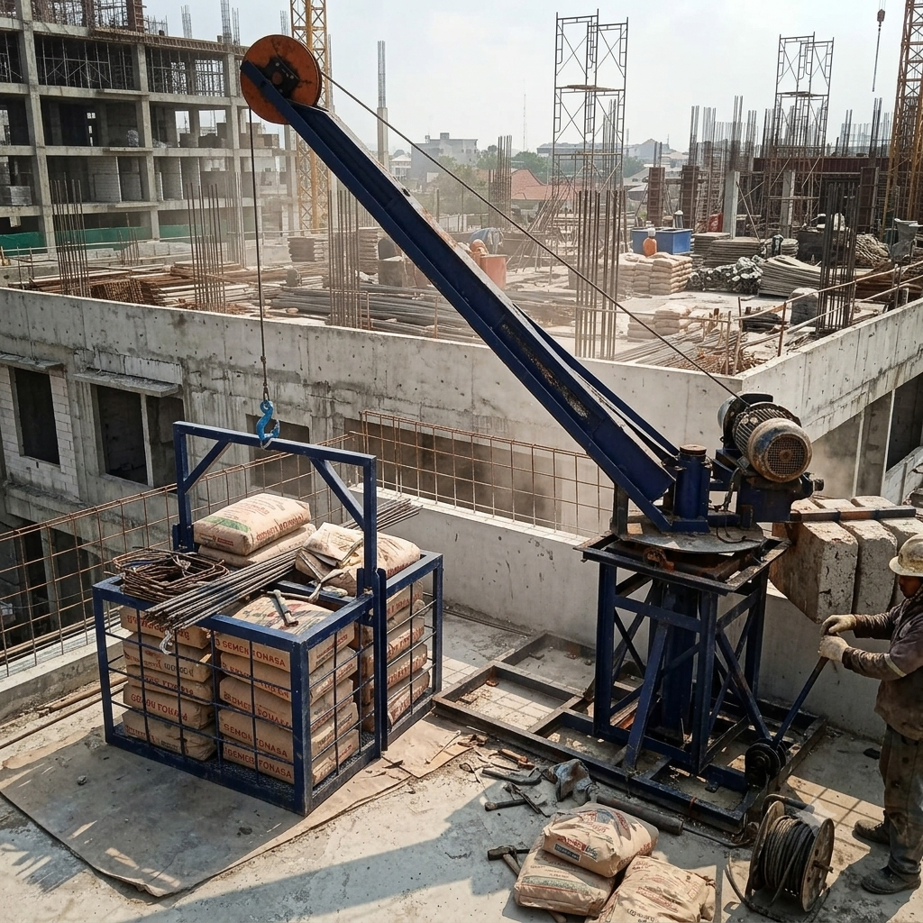 Solusi Sewa Mini Crane Demak untuk Kontraktor