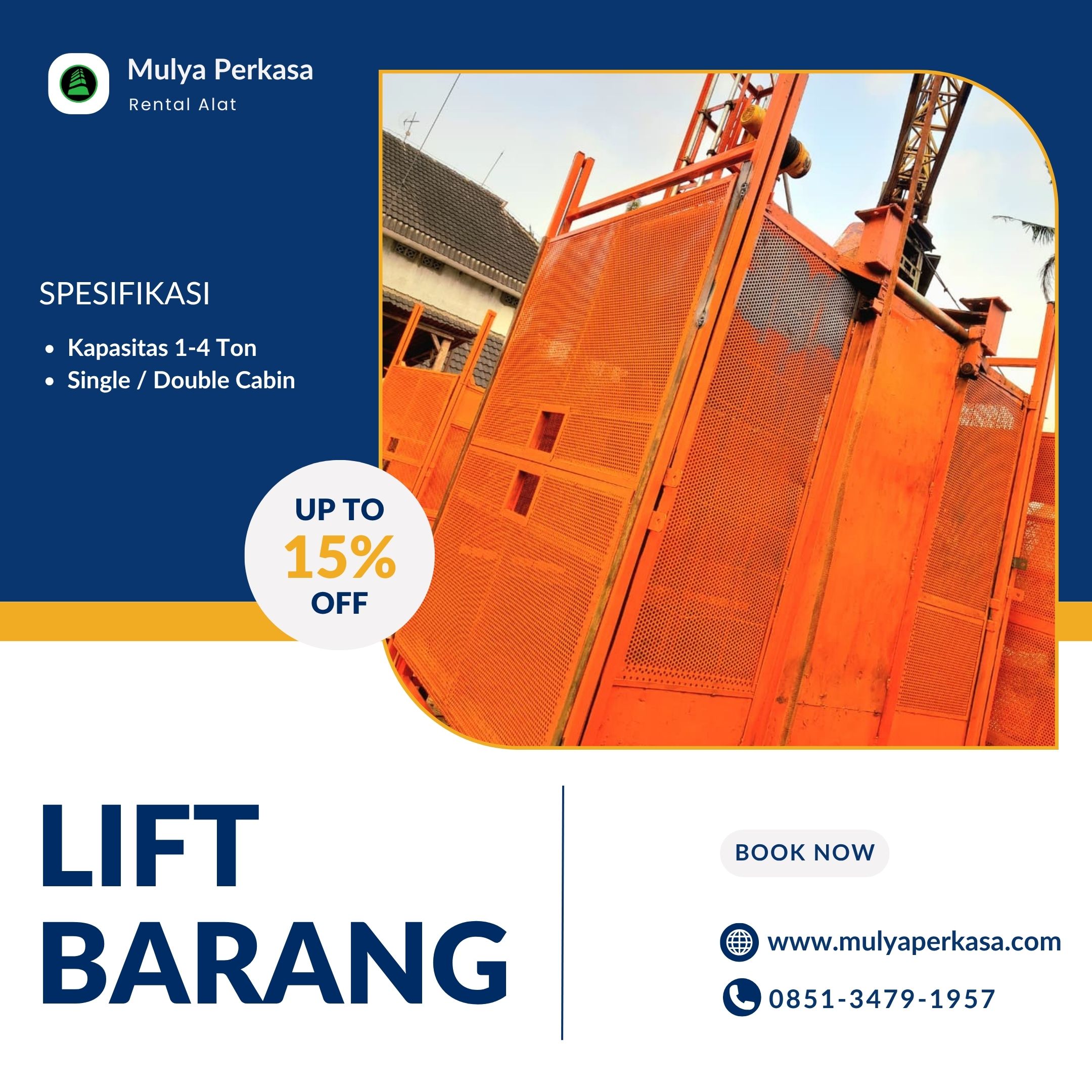 Sewa Lift Barang Demak