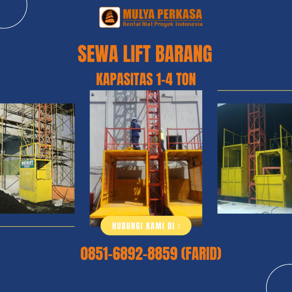 sewa lift barang lampung timur