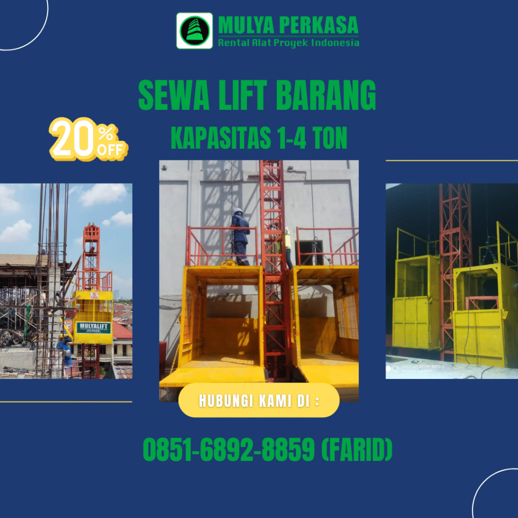 sewa lift barang tanggamus