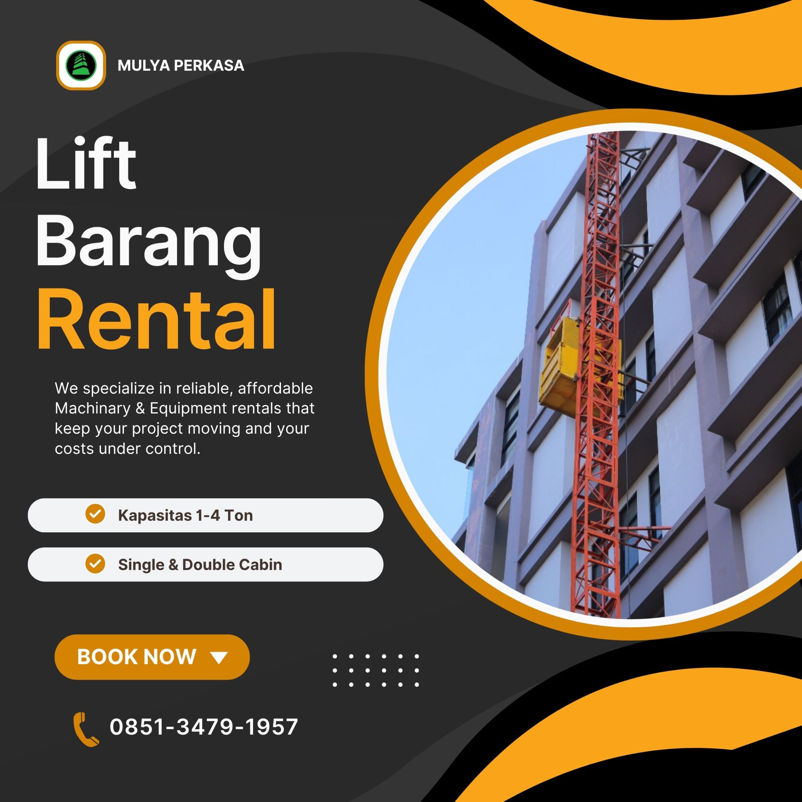 Sewa Lift Barang Bandung Barat