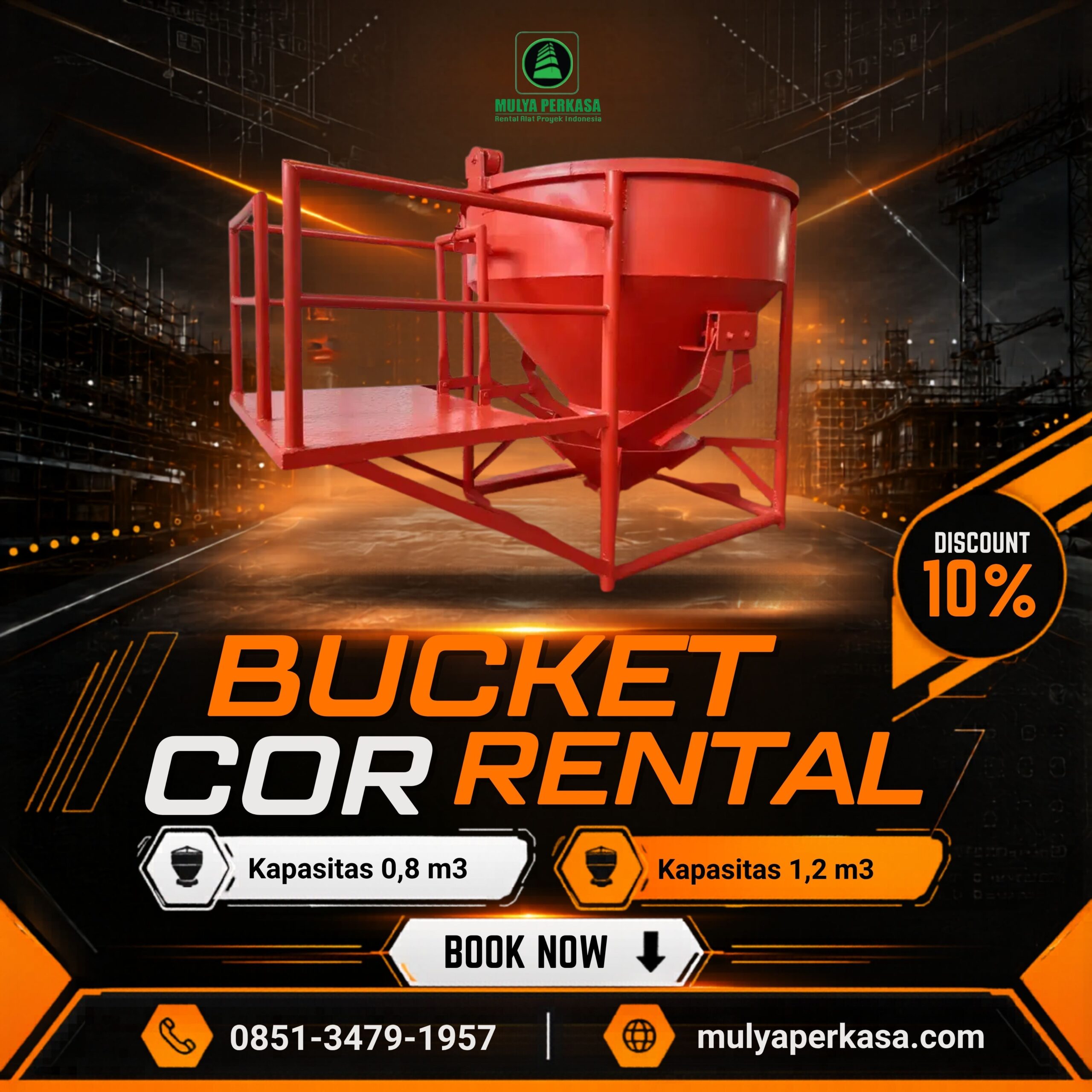 Sewa Bucket Cor Semarang