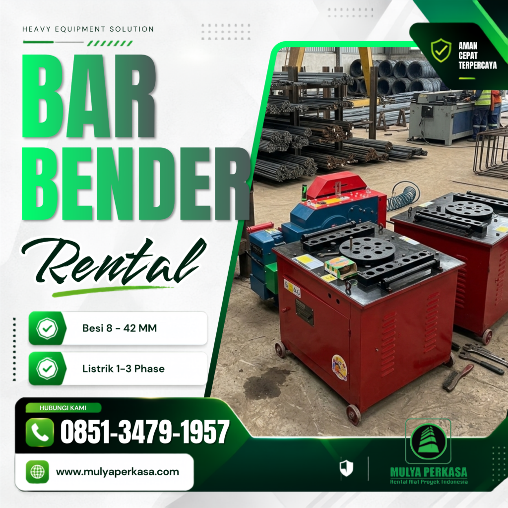 Rental bar bender Cilacap dengan unit berkualitas.
