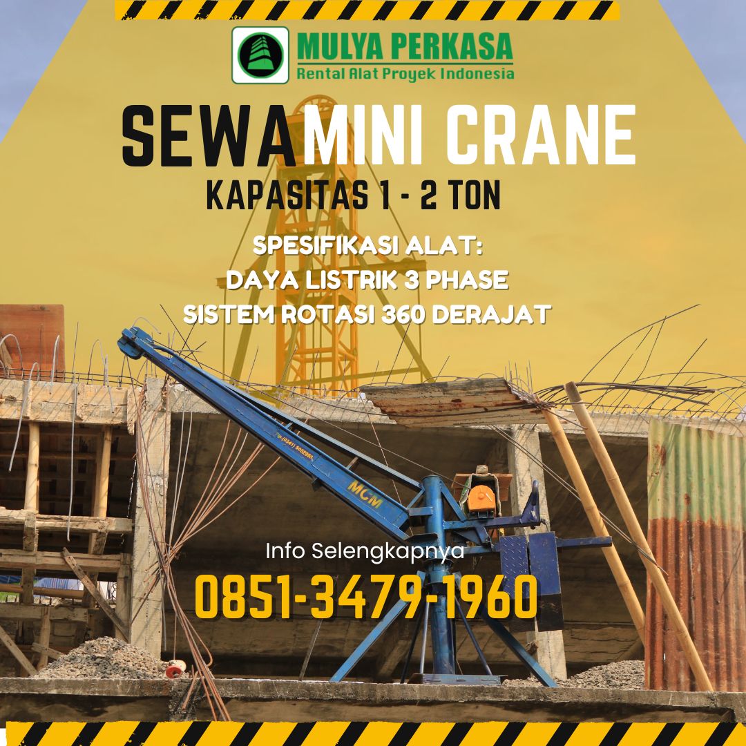 sewa mini crane Bekasi