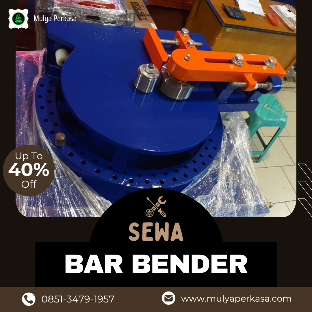 Sewa Bar Bender Lamongan Besi 8-42 MM | Bar Cutter Tangguh dan Efisien