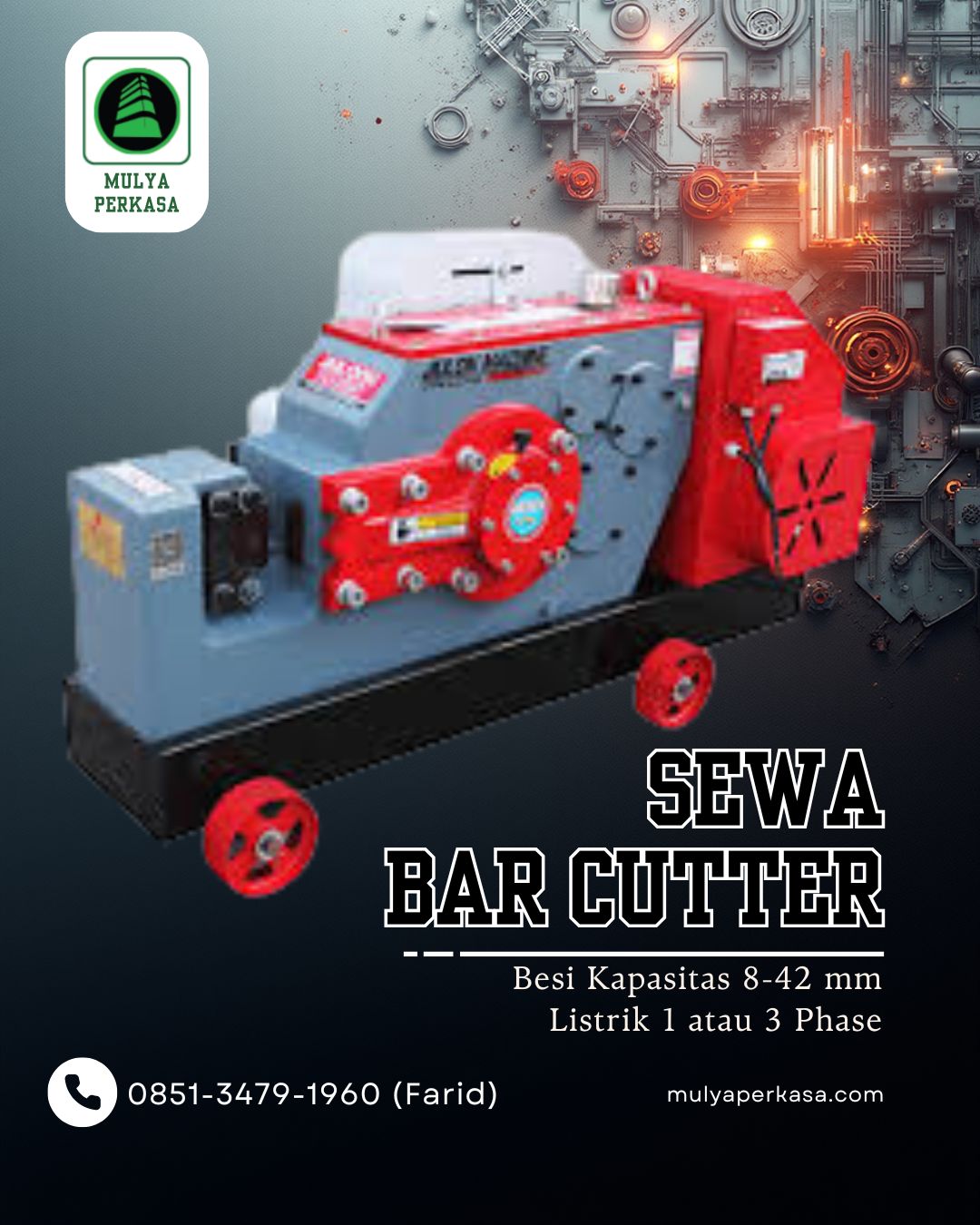 sewa bar cutter Bekasi