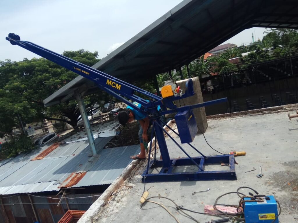 sewa mini crane surabaya