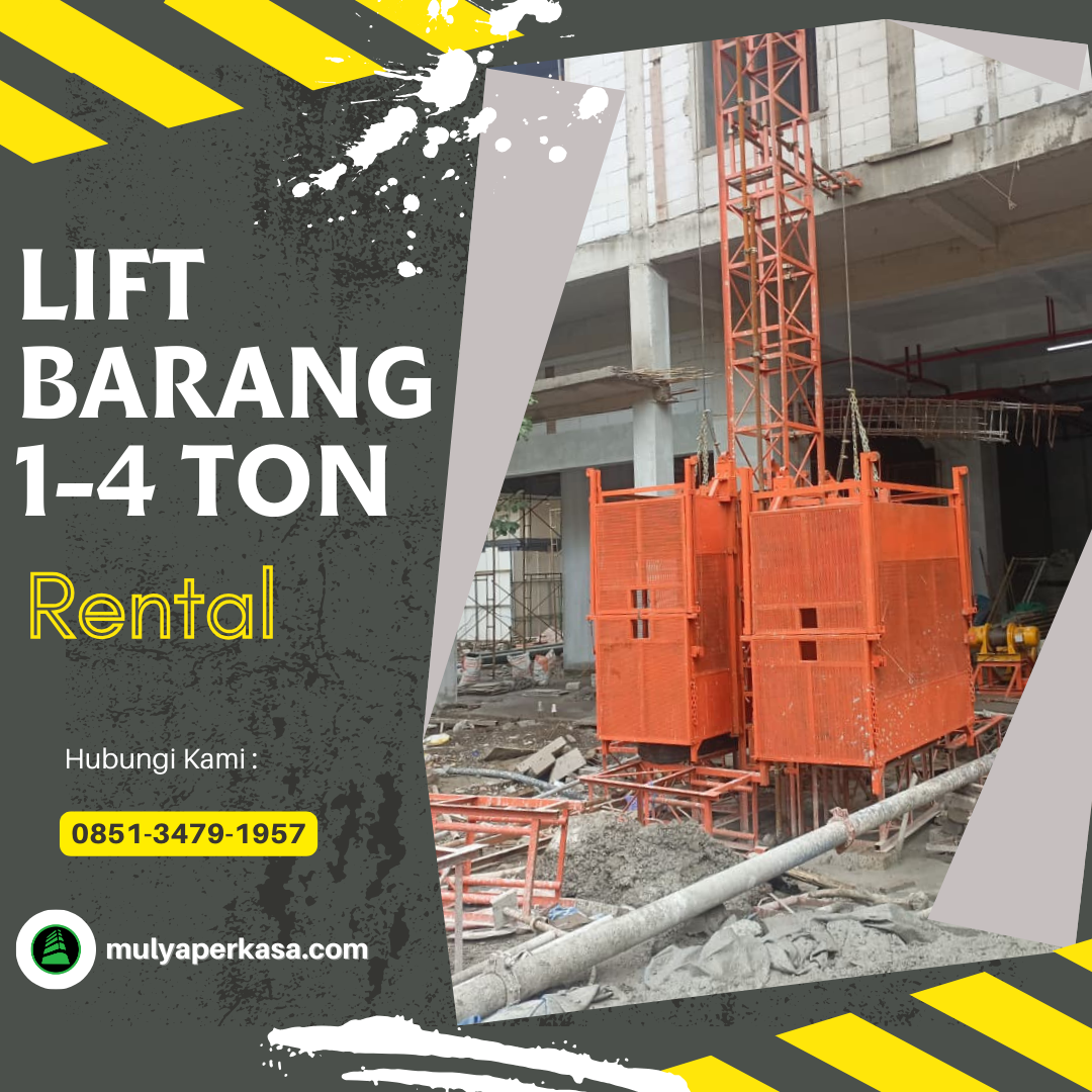 Sewa Lift Barang Kota Depok 1-4 Ton Solusi Efisien Proyek Bertingkat