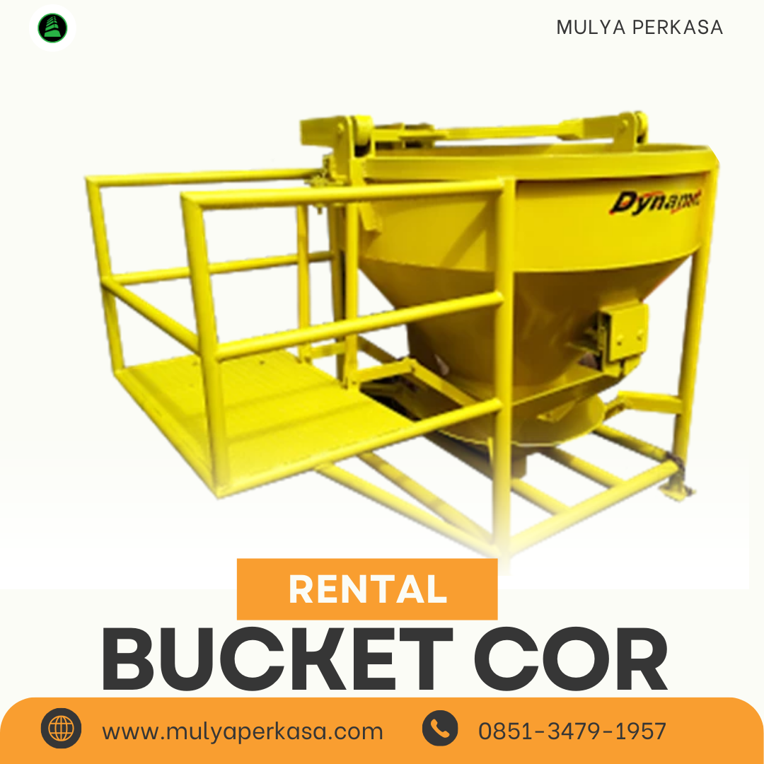 Layanan Sewa Bucket Cor Madiun 800-1000 Liter | Alat Pengecoran Kuat dan Siap Kerja