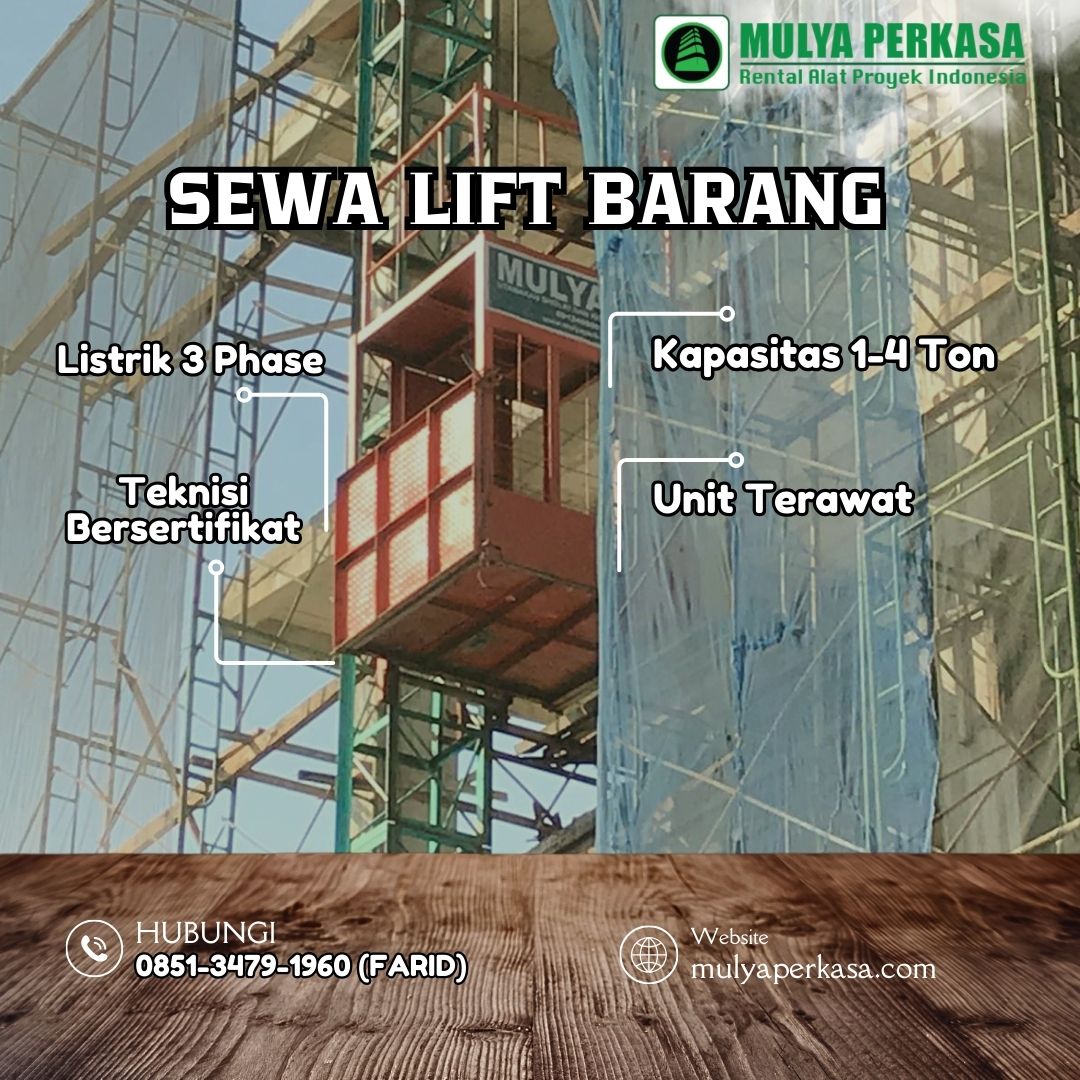 sewa lift barang tabanan