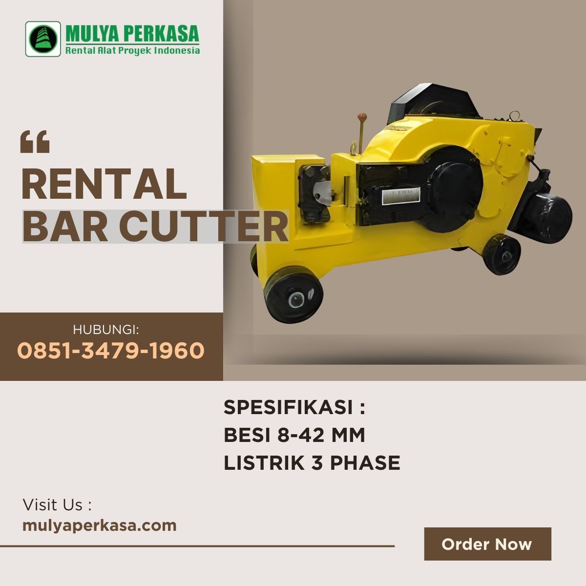 sewa bar cutter Badung