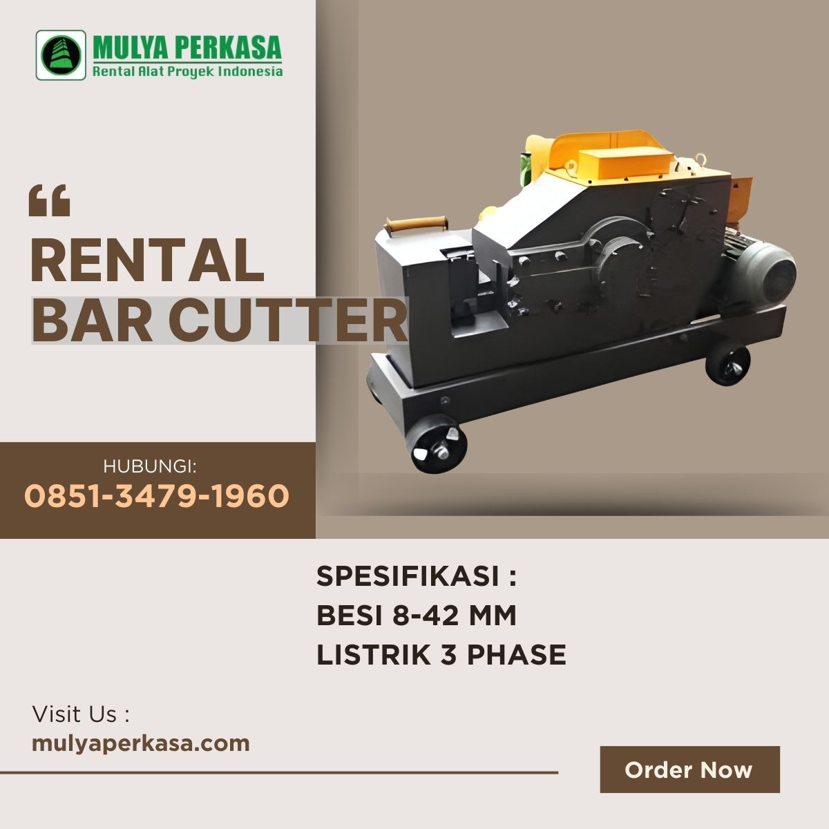 sewa bar cutter Gianyar