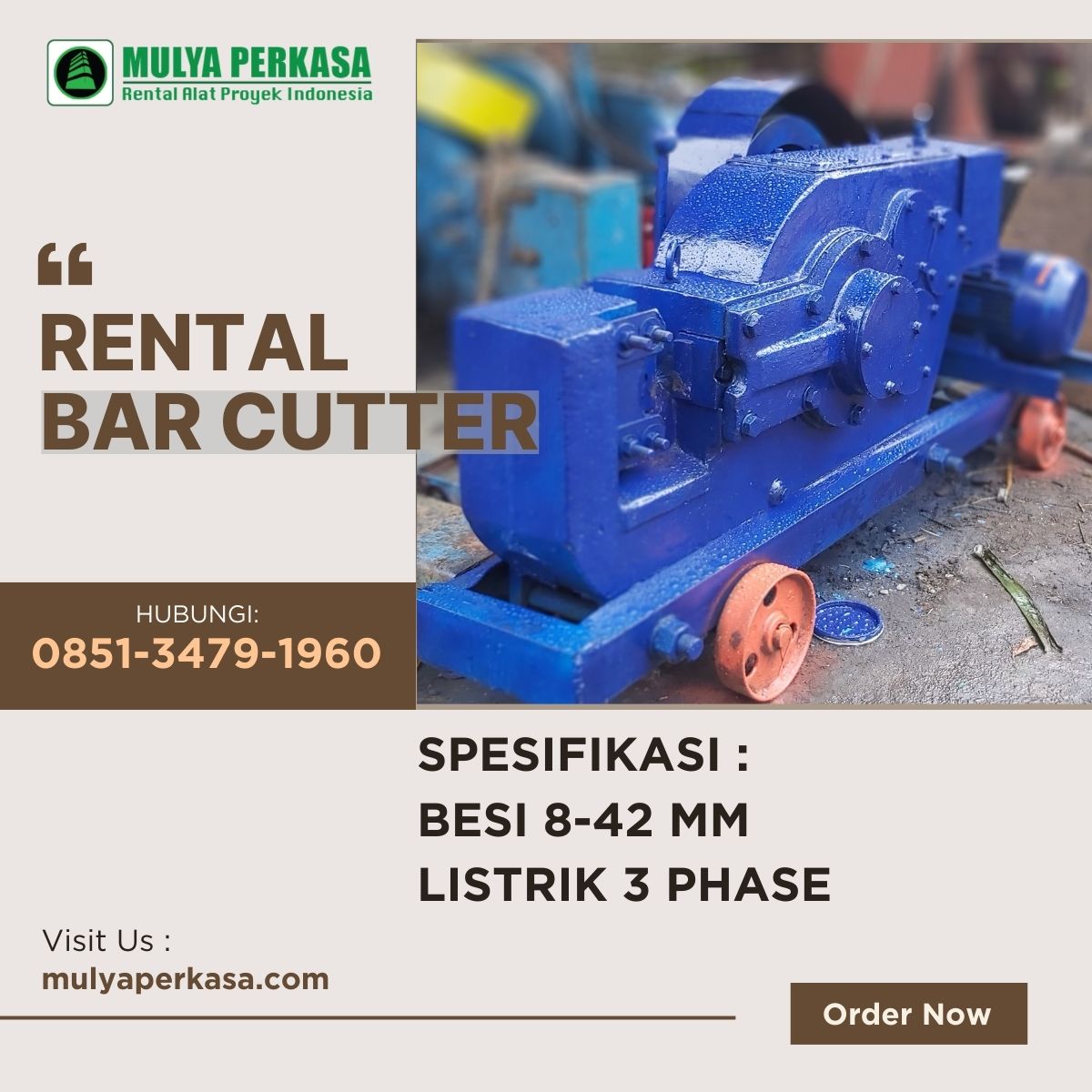 sewa bar cutter Purwokerto