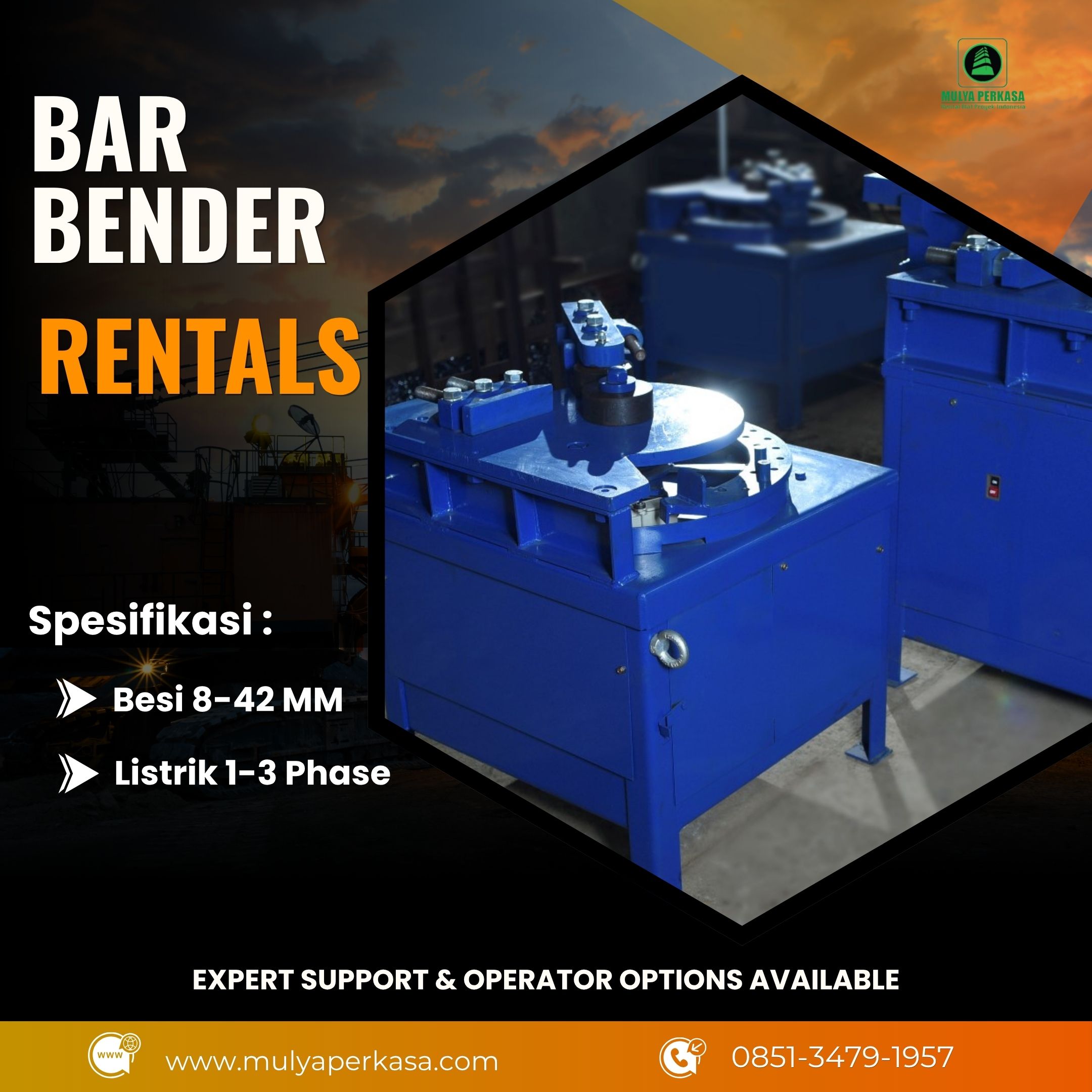 Rental Sewa Bar Bender Pontianak