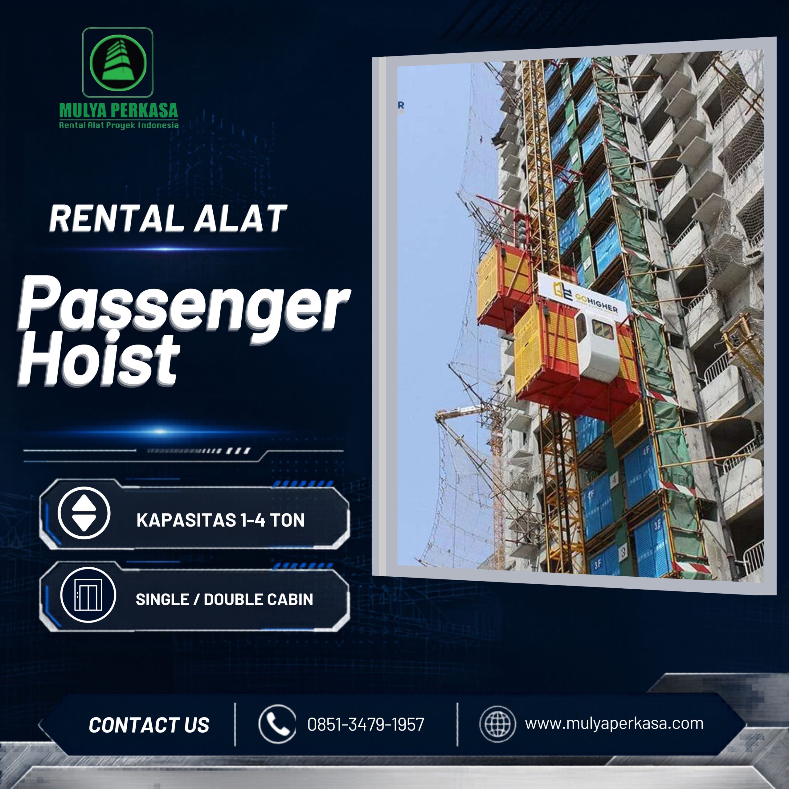 Sewa Passenger Hoist Lampung