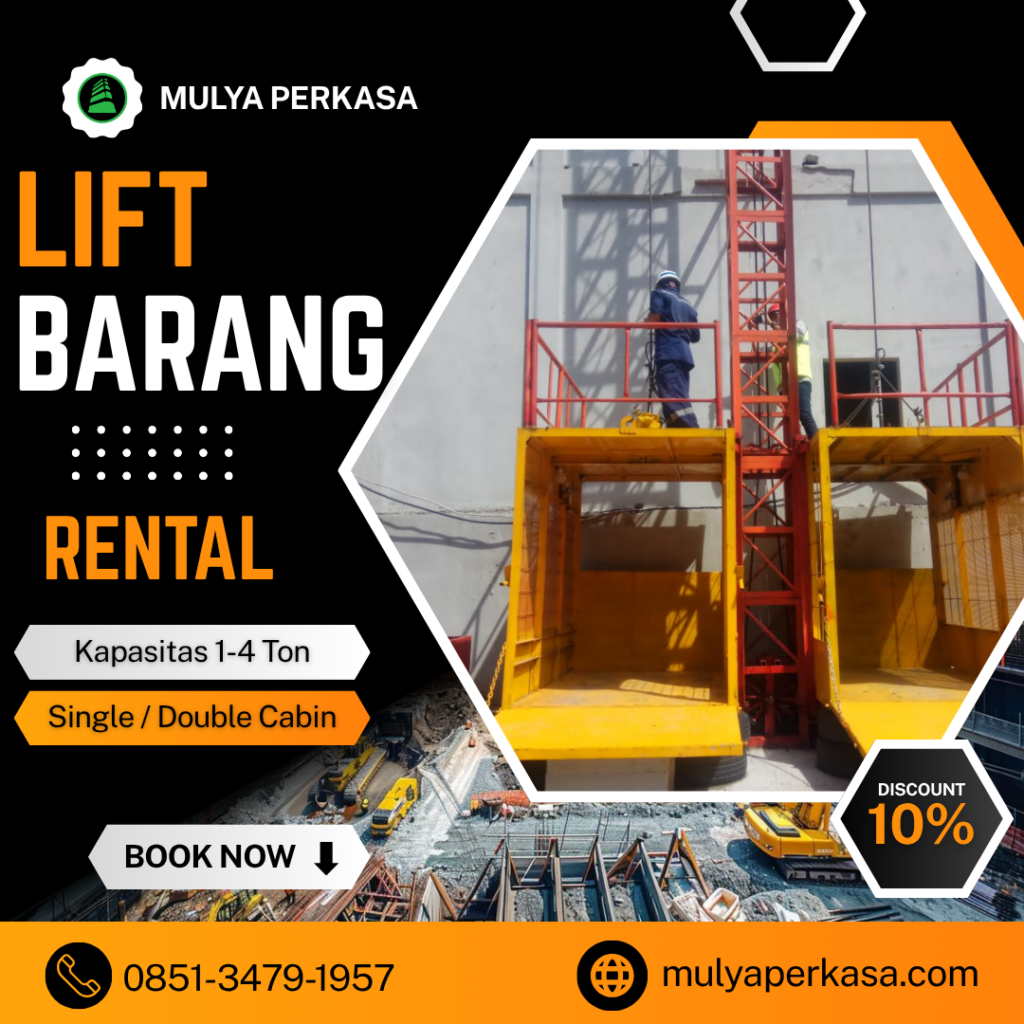 Rental Sewa Lift Barang Gianyar 1-4 Ton Hubungi Segera