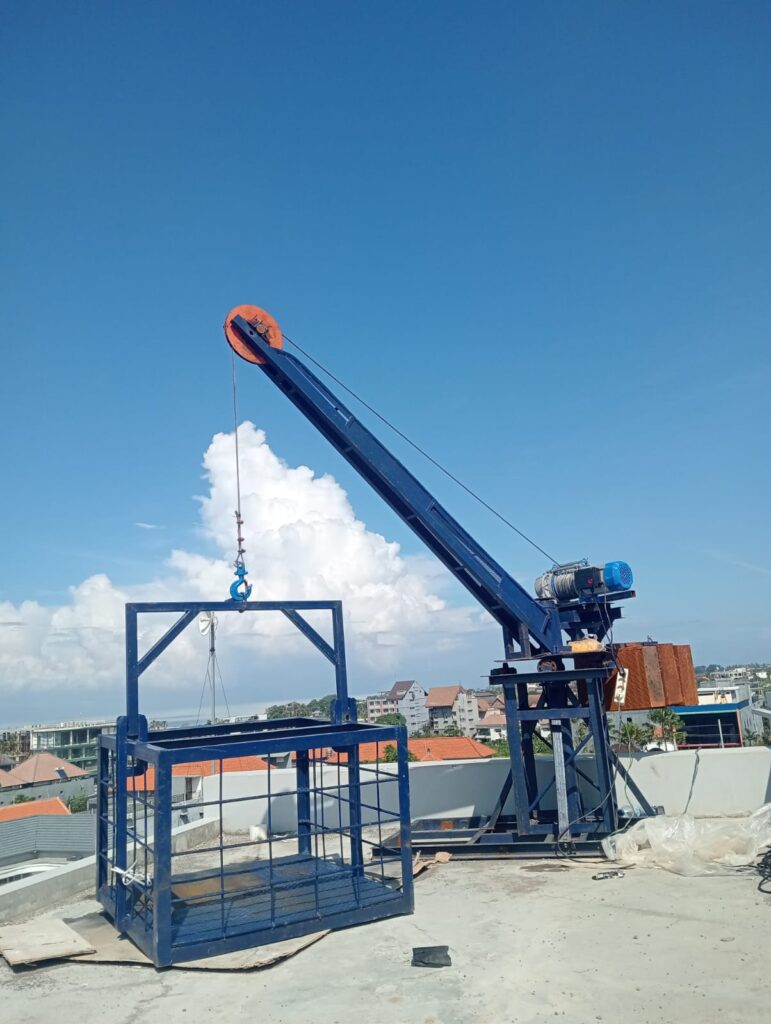 Rental mini crane Depok siap operasional