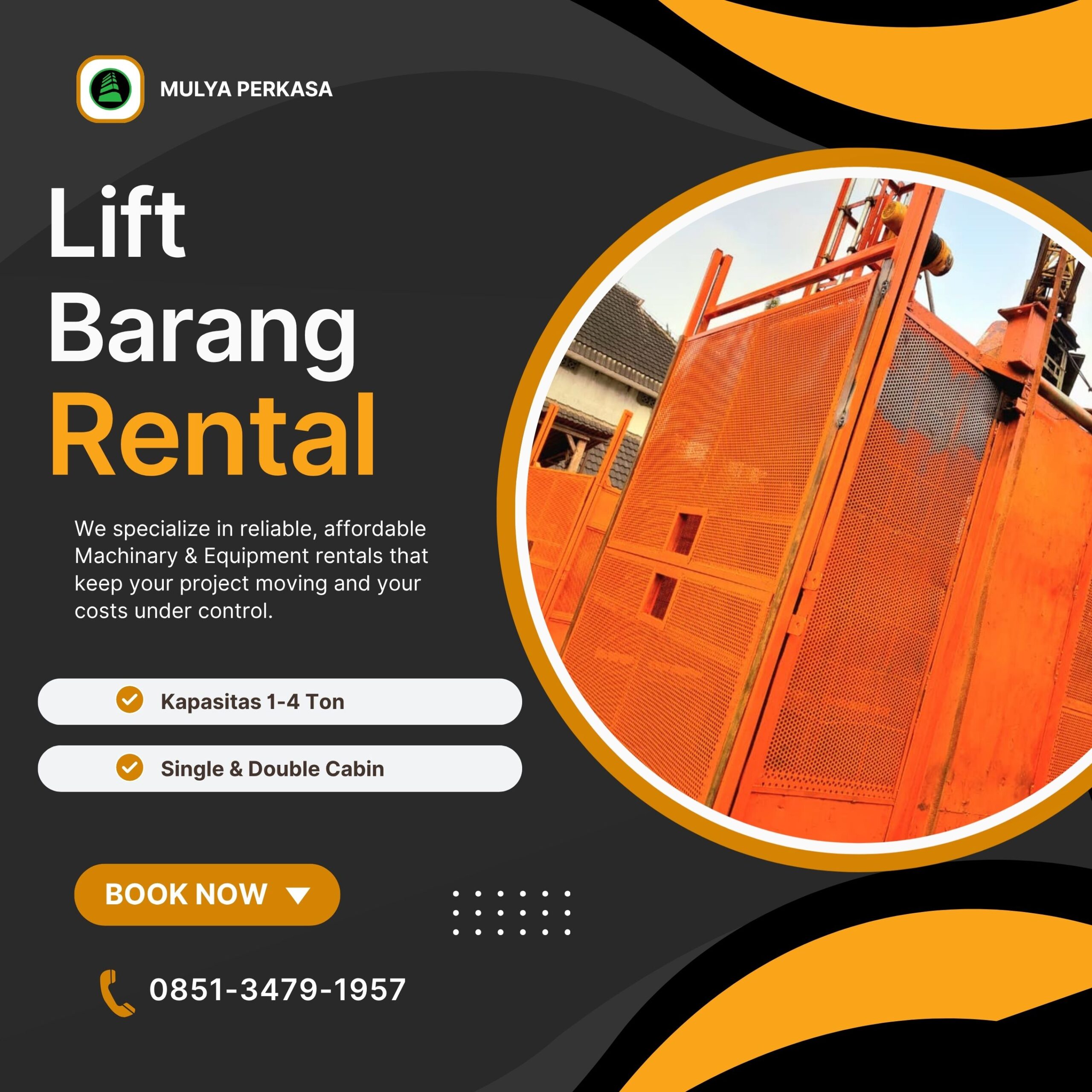 Sewa Lift Barang Bogor
