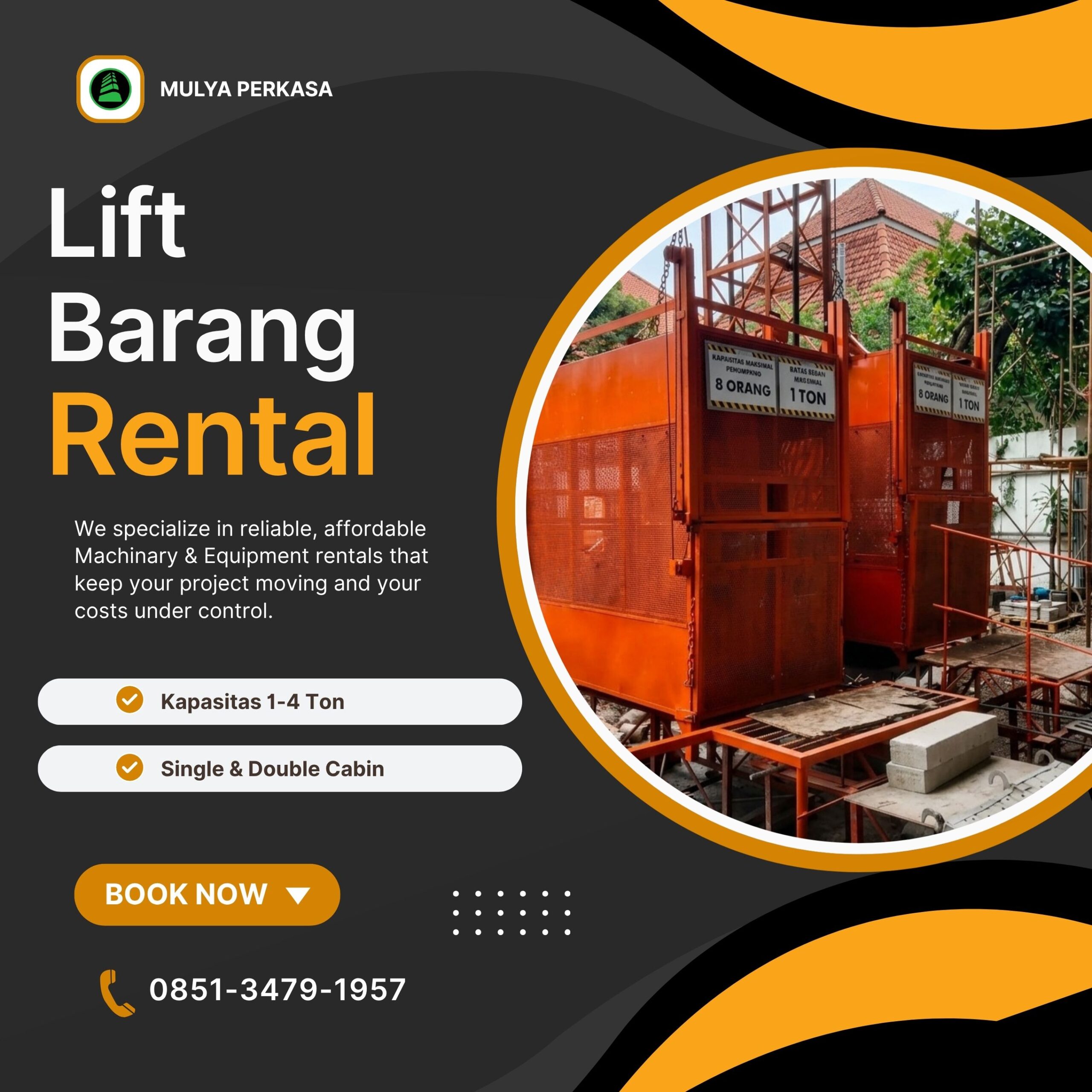 Sewa Lift Barang Bandung